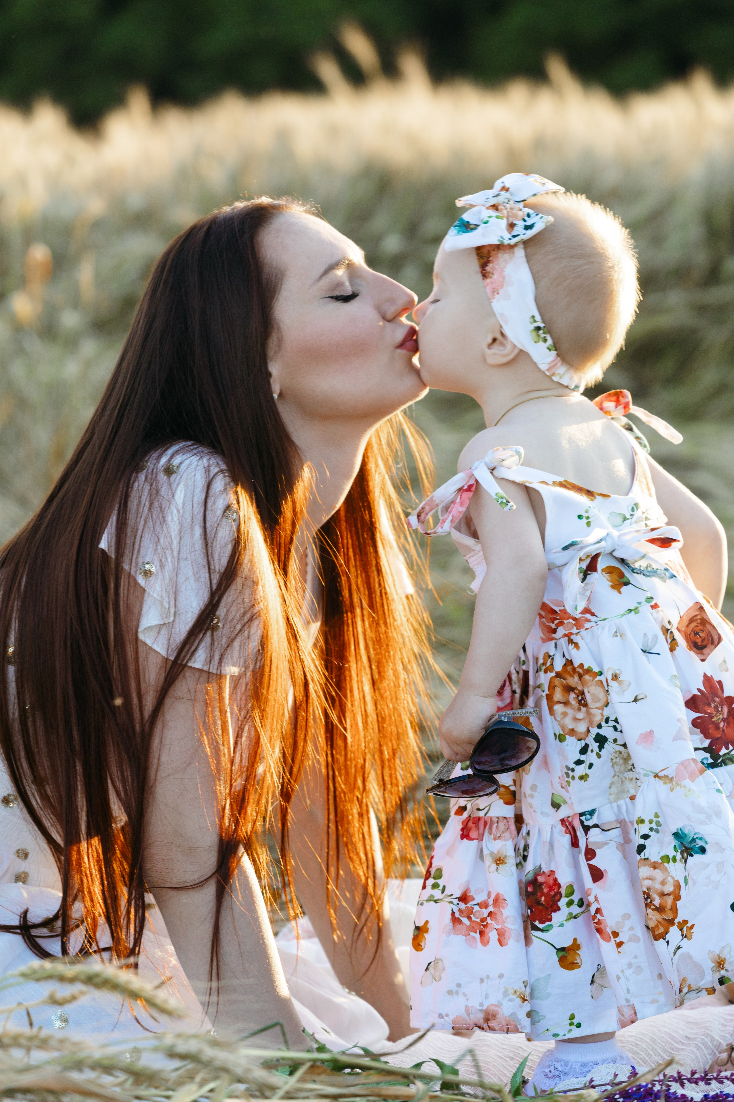 Семейная фотосессия в пшеничном поле. Свадебный и семейный фотограф в Краснодарском крае Мария Данилкина