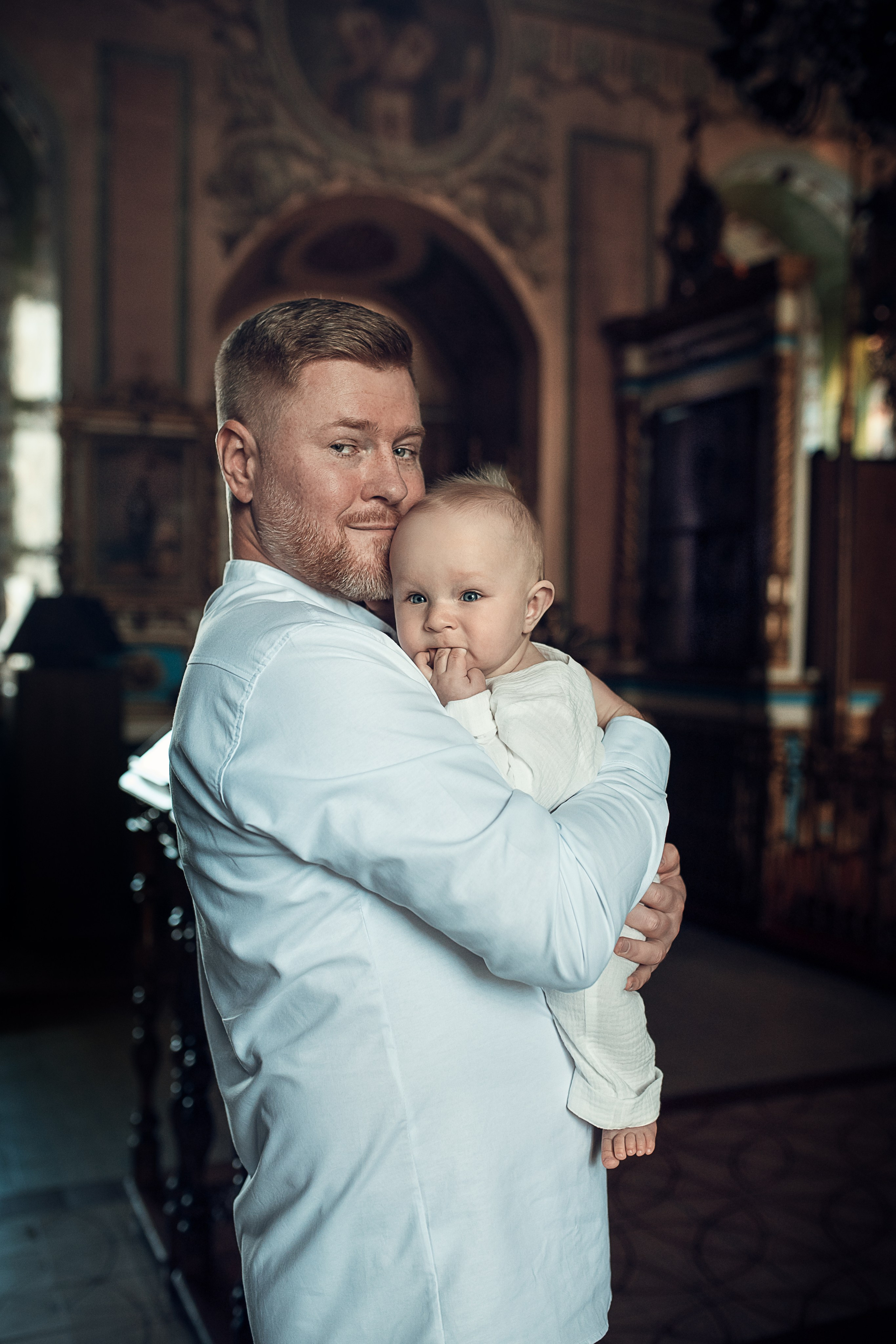 Фотосъемка крещения в храме села Домодедово