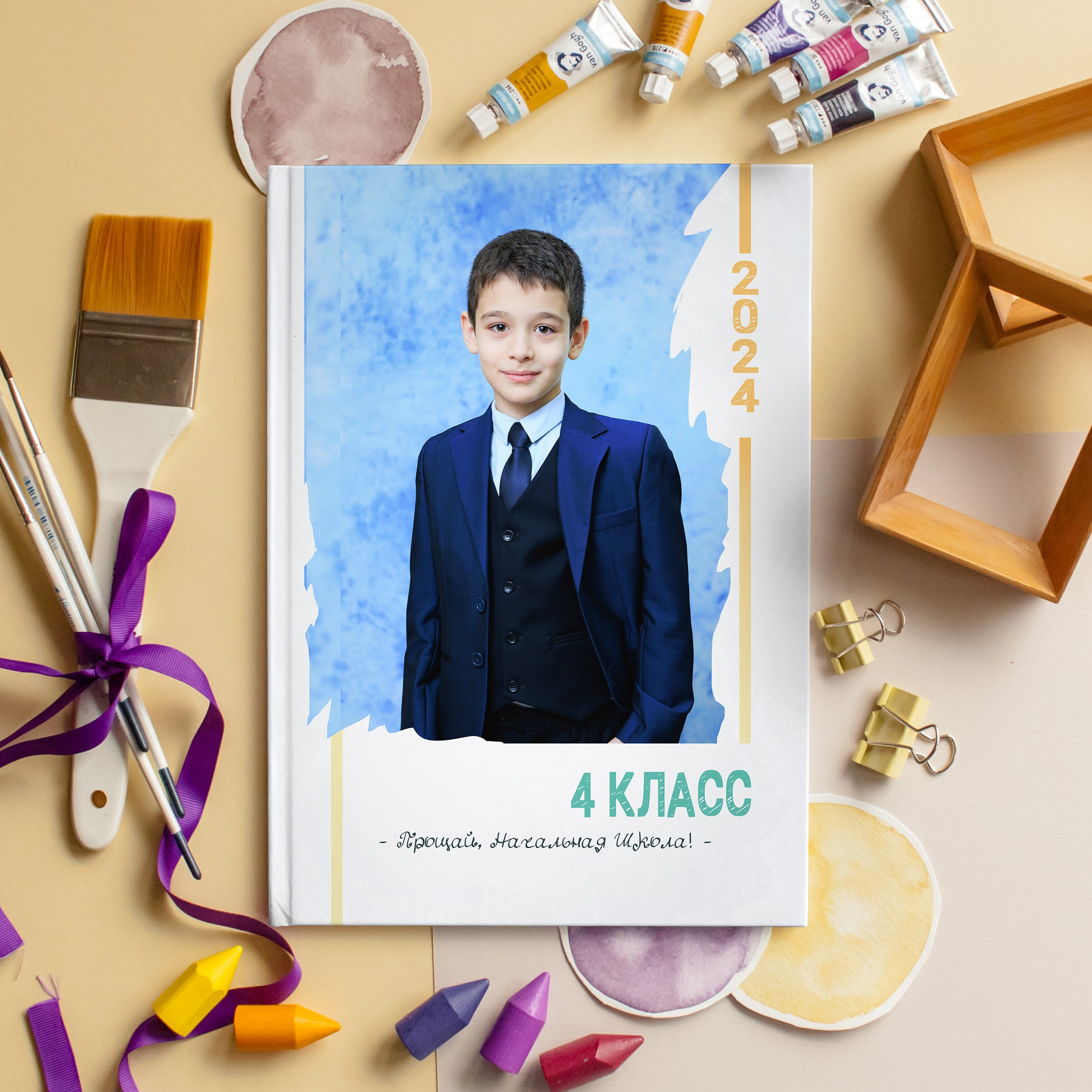 МИНИ 1 разворот. Выпускные альбомы для детского сада и школы в Москве