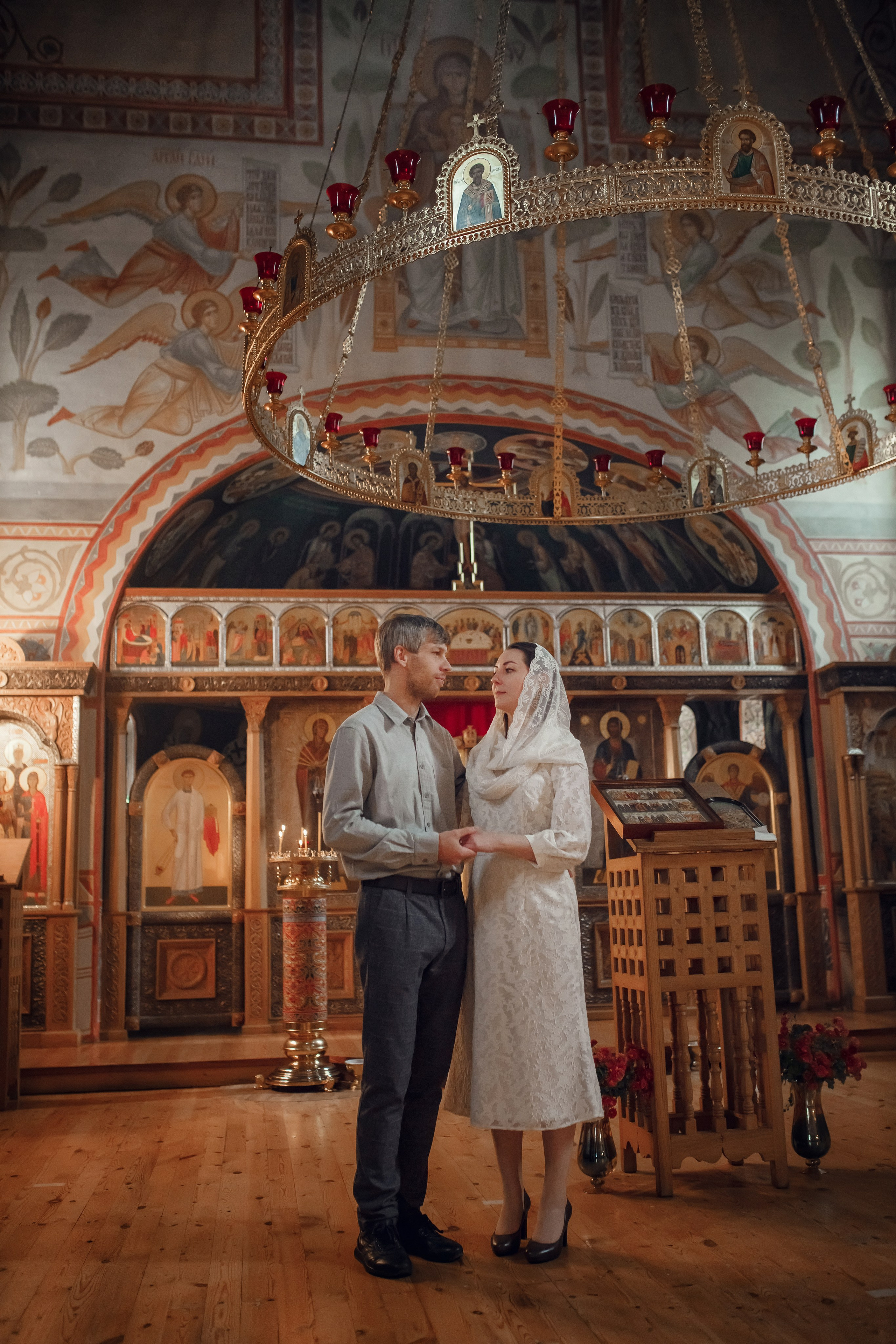 Венчание Андрея и Елены. Фотограф на Крещение, семейный фотограф в Москве