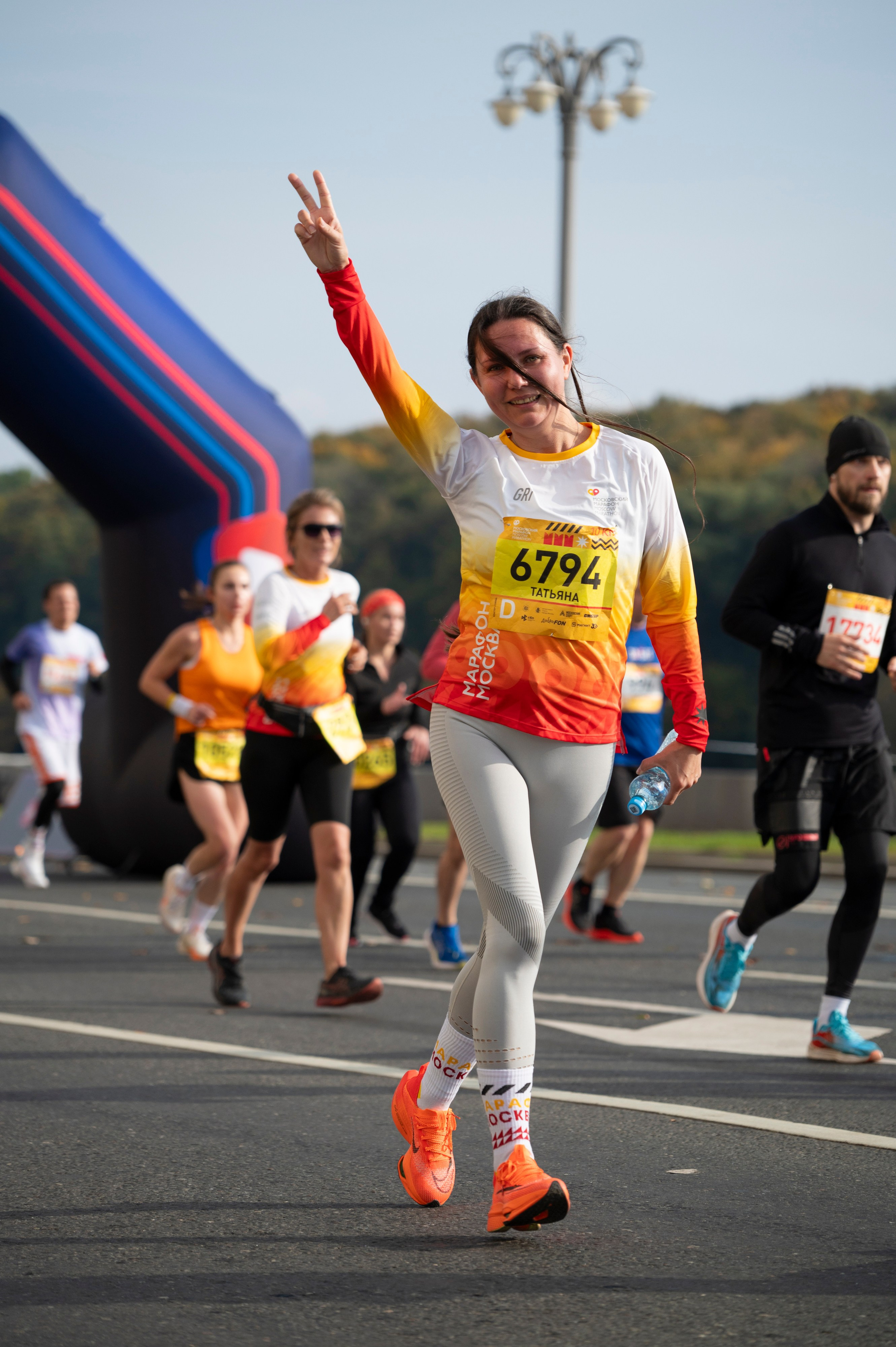 Спортивные мероприятия: Московский марафон 2024. Фотограф Михаил Волков