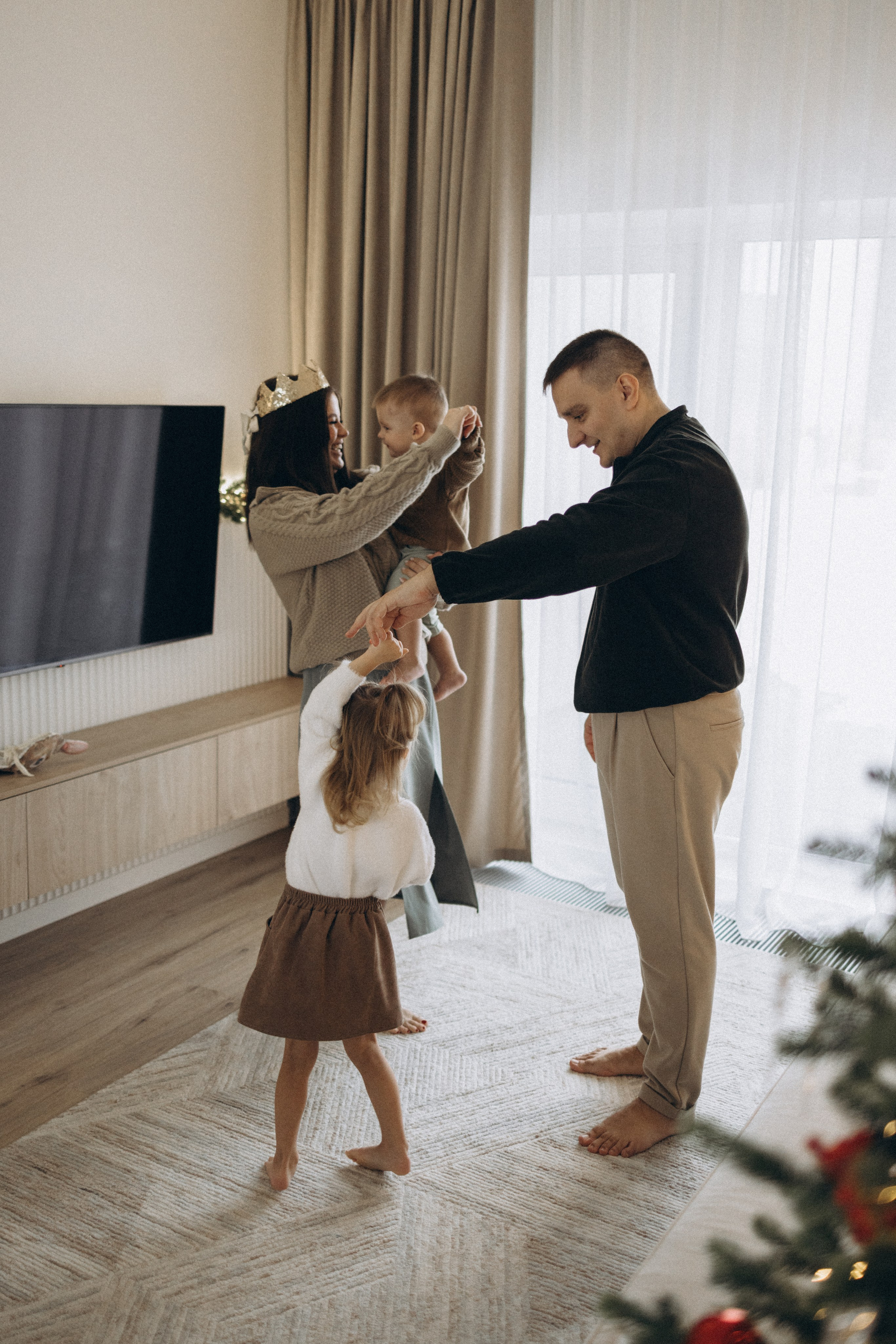 Новый года дома. Семейный и детский фотограф в Тюмени Вика Алленова