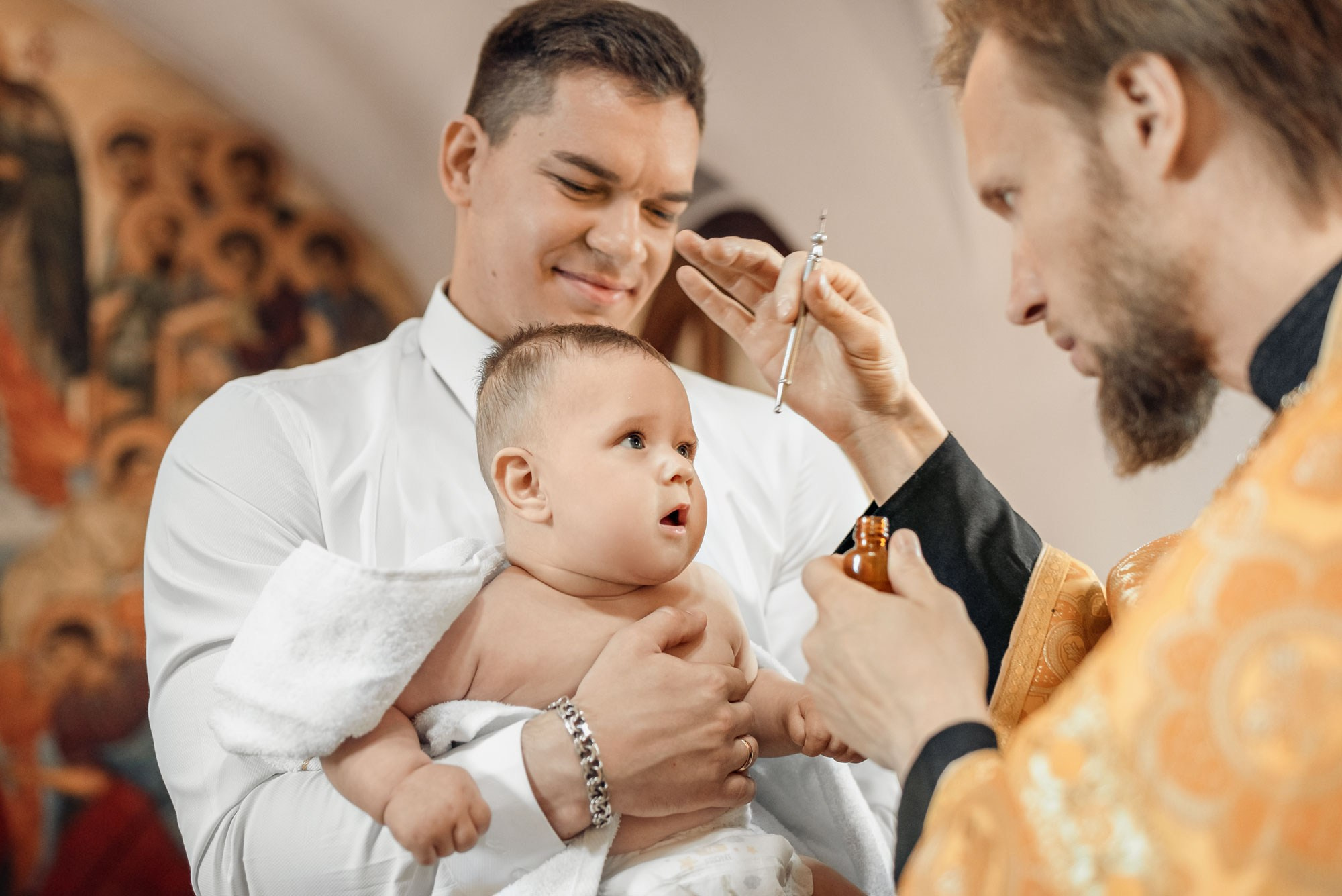 Таинство Крещения (репортажная съемка). Moscow_CPC