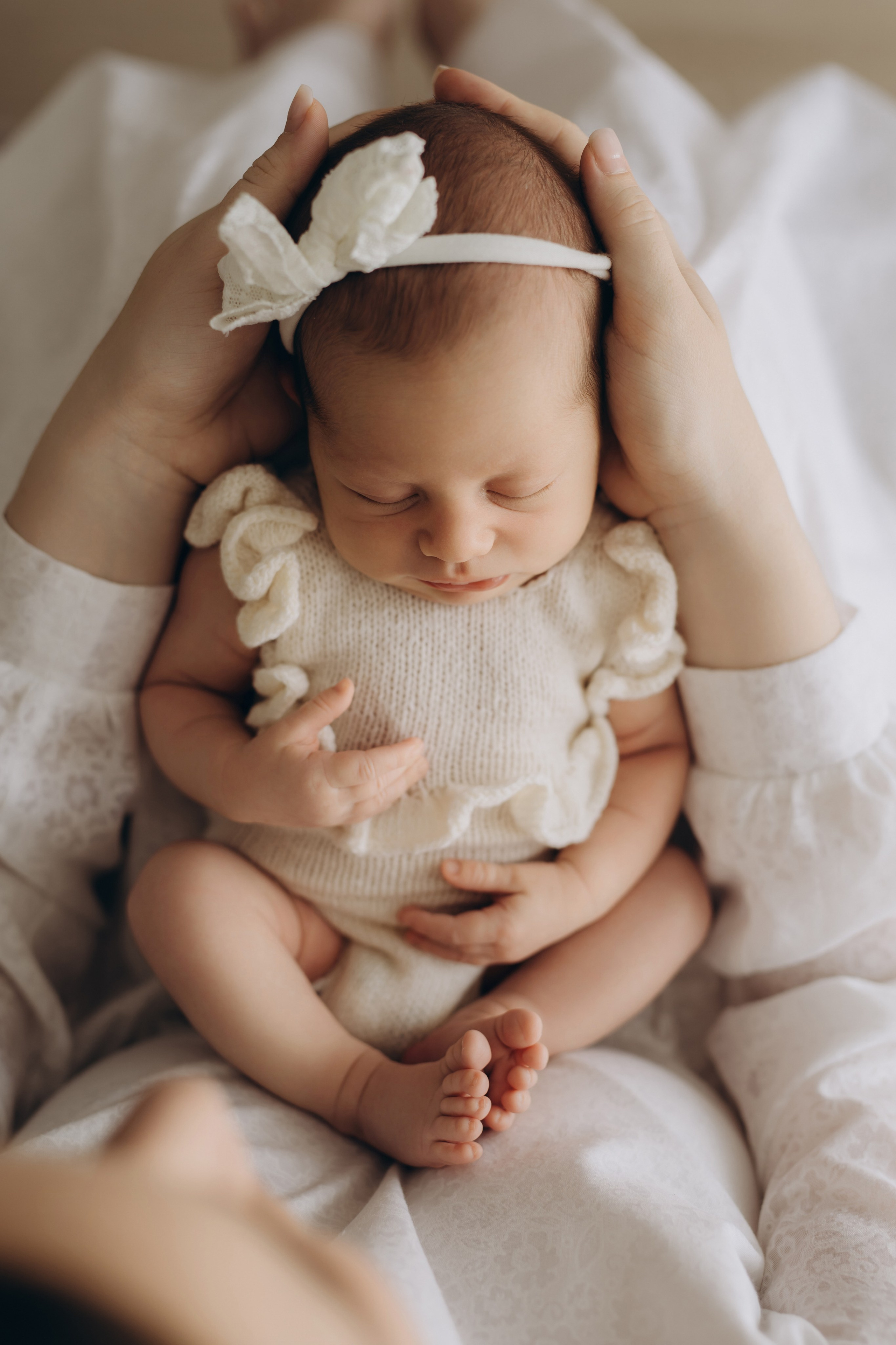 Василиса 23 дня. Фотограф новорождённых Newborn Москва
