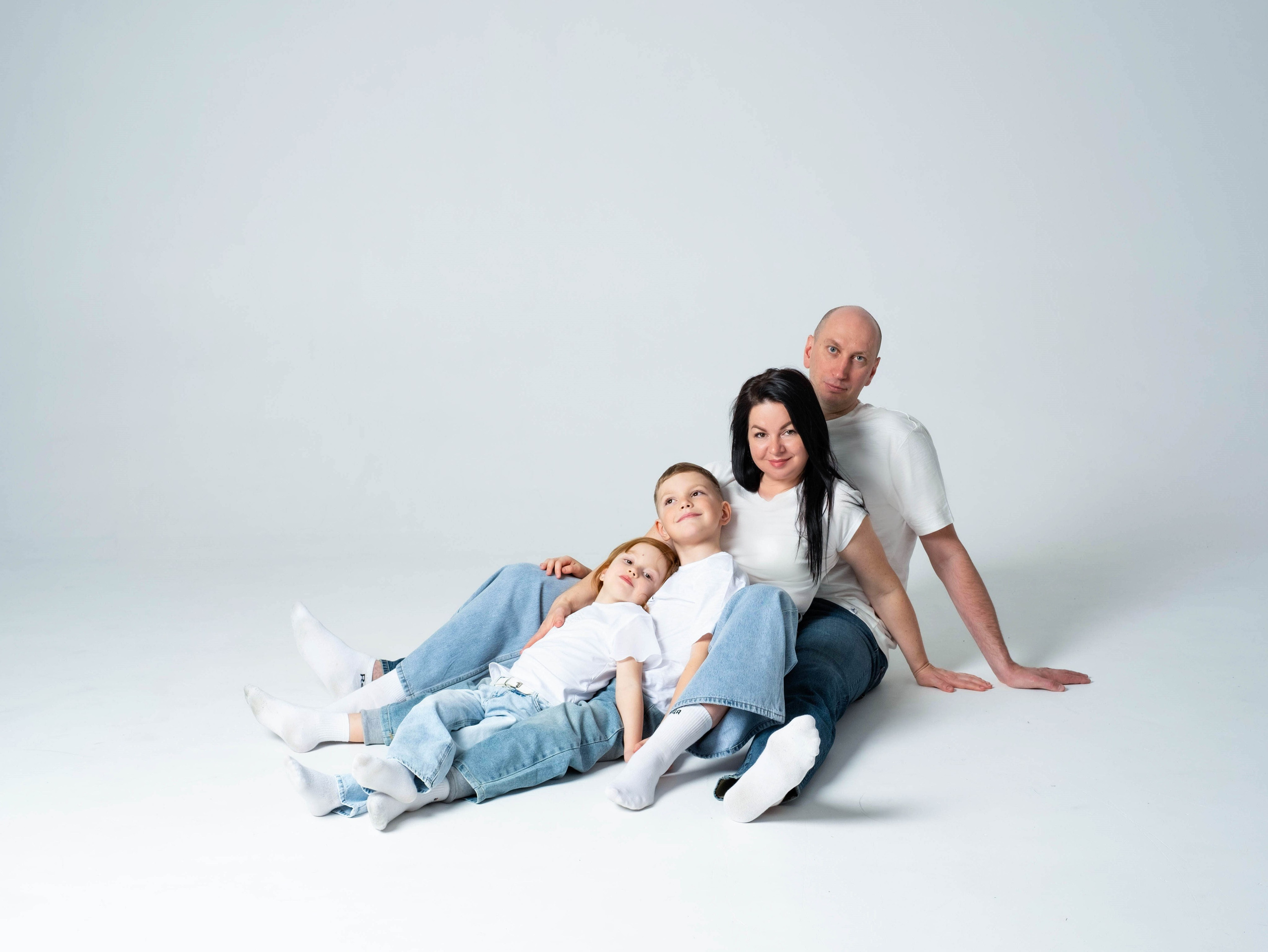 Семья Васютиных. Студийный, портретный, семейный фотограф Южно-Сахалинска Яна Радаева