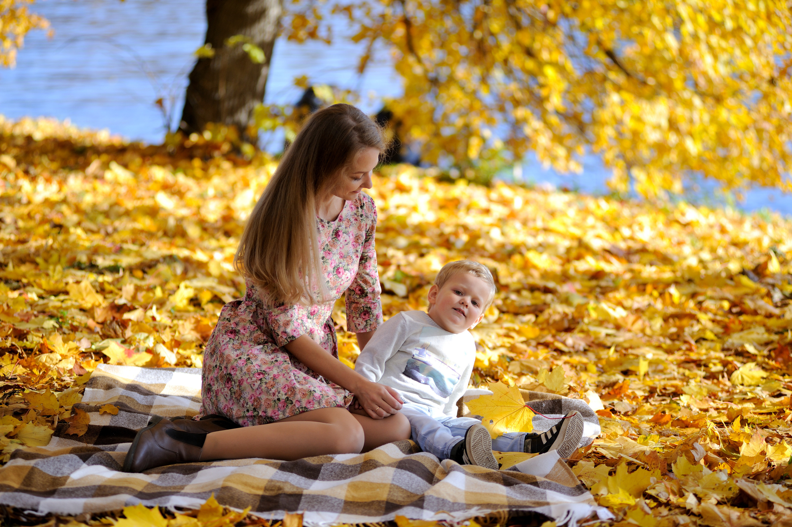 Осенняя прогулка в ЦПКиО. Фотограф в Санкт Петербурге Александра Вильдгрубе