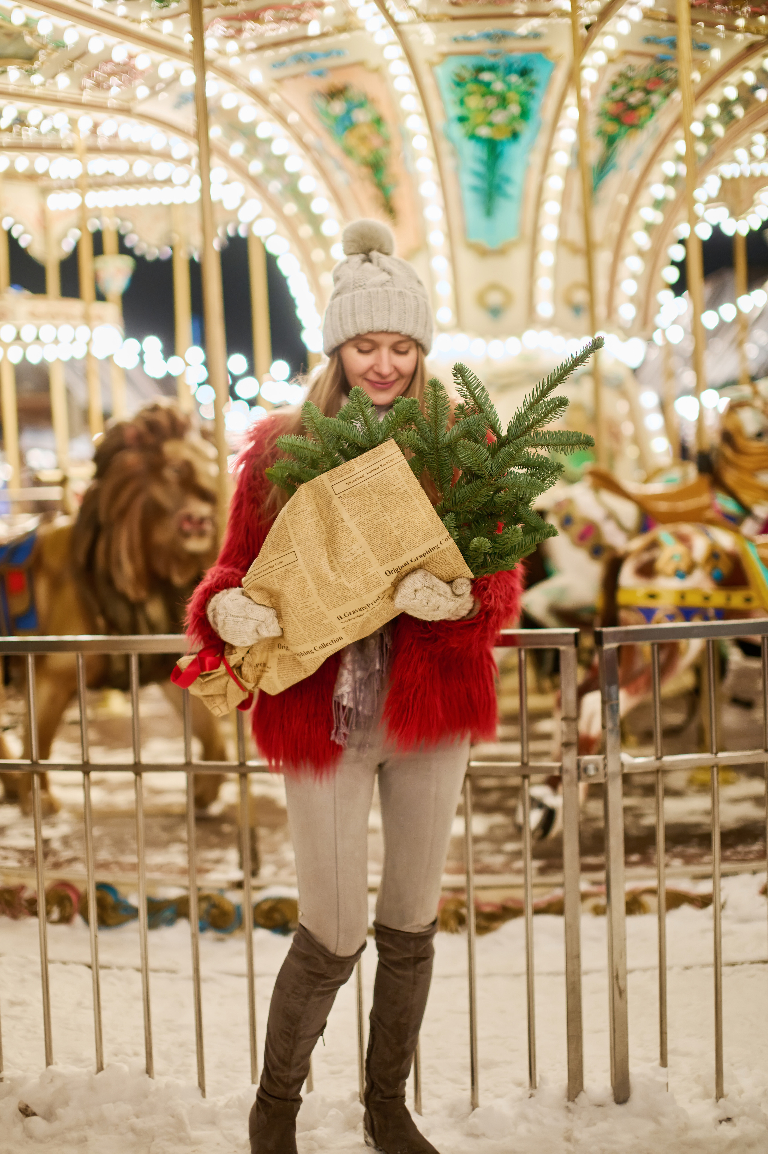 Новогодняя съемка в Никольских. Фотограф в Санкт Петербурге Александра Вильдгрубе