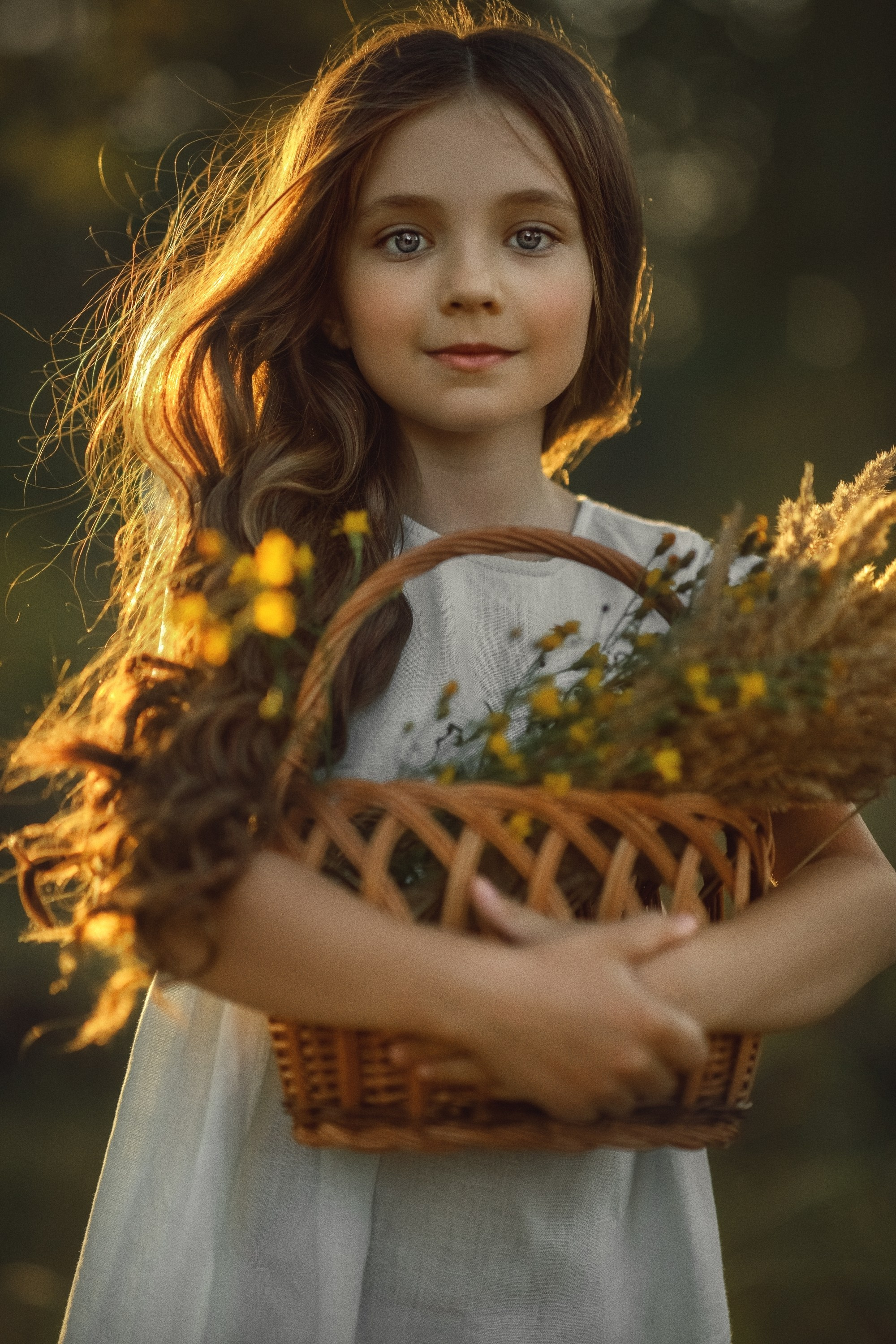 детский портрет, фото ребенка на природе, детская фотосессия, красивая детская фотография, выразительные глаза у девочки