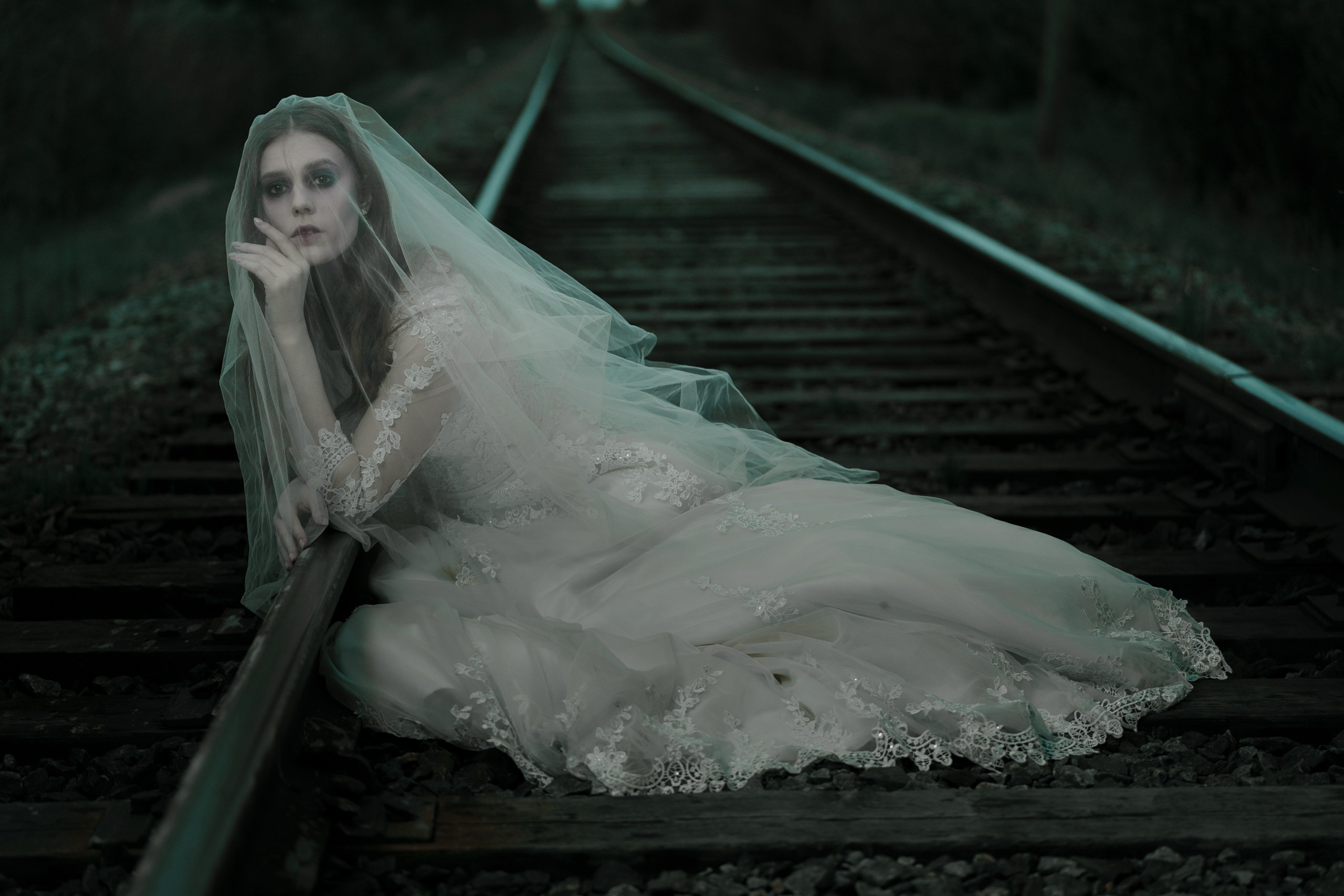 Мертвая Невеста (Екатерина). Фотограф Анатолий Багрецов г. Архангельск