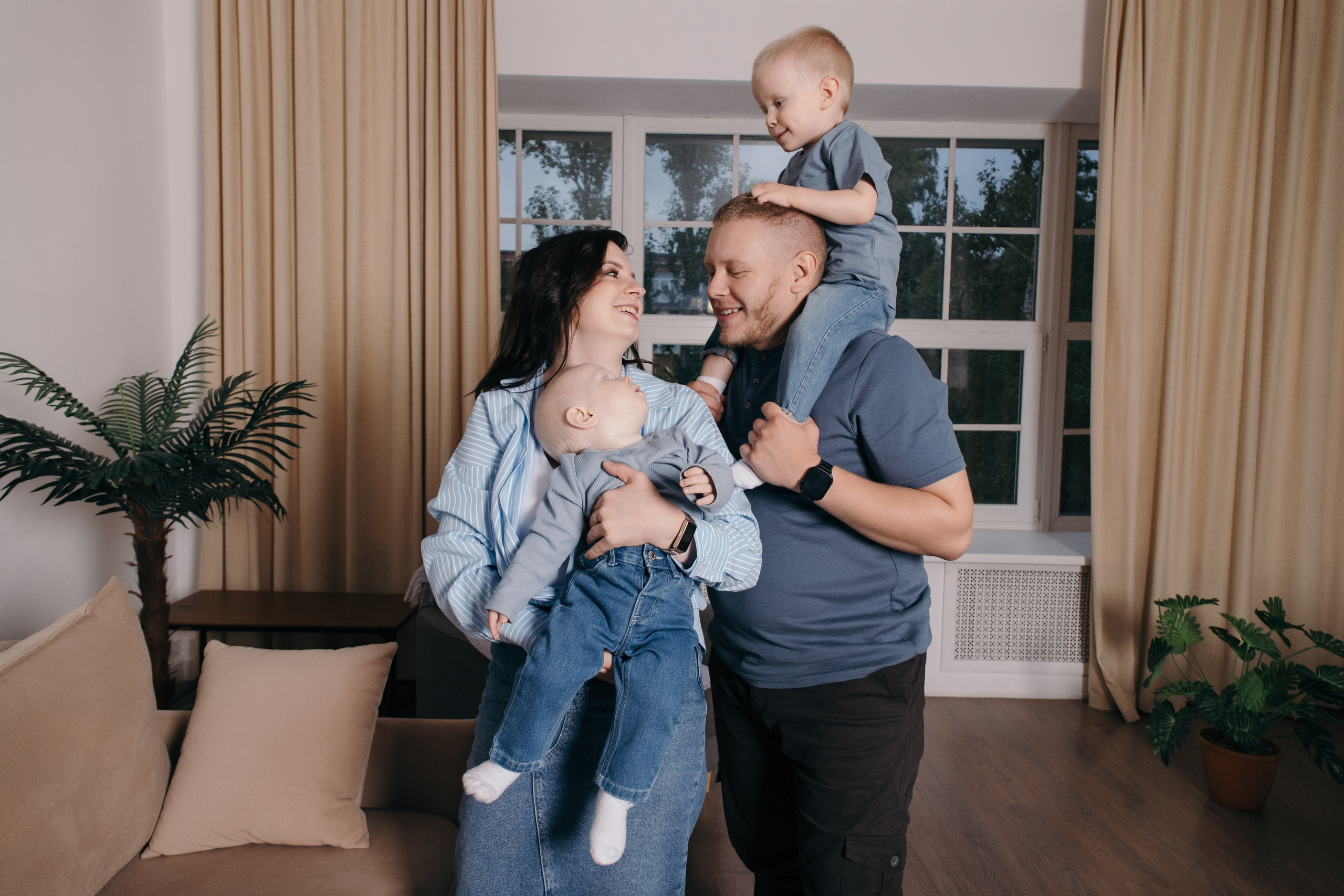 Семья Кузнеченко. Фотограф Елена Балакина (Челябинск)