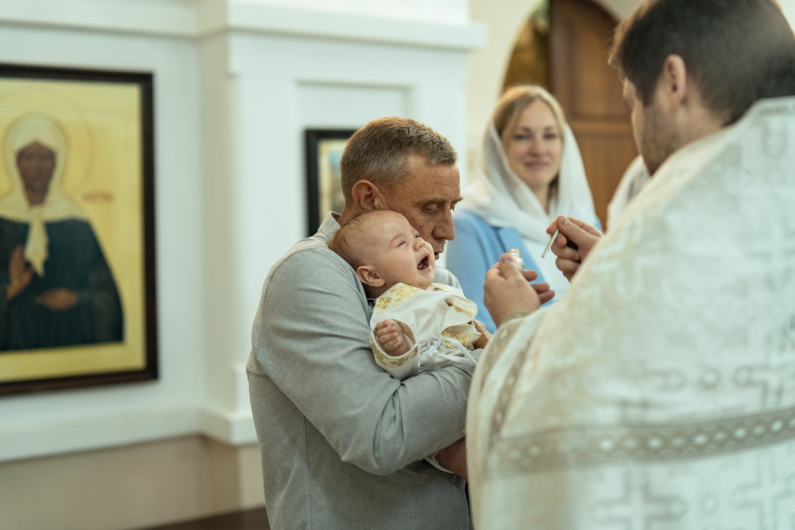 Крещение и венчание. Семейный и детский фотограф в Красноярске Байкалова Людмила