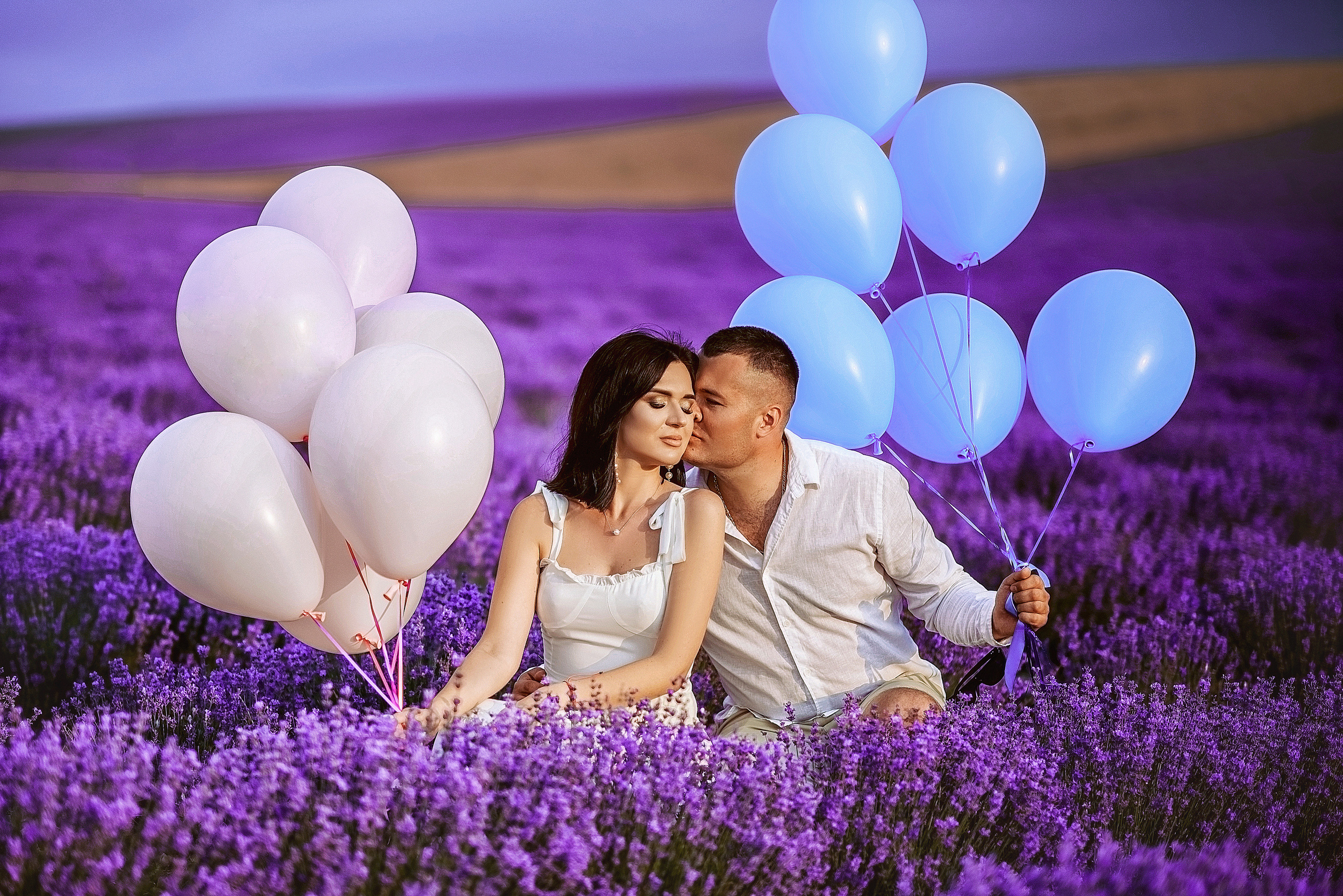 Фотосессия в лаванде. Свадебный и семейный фотограф и видеограф, Крым, Москва, Санкт -Петербург