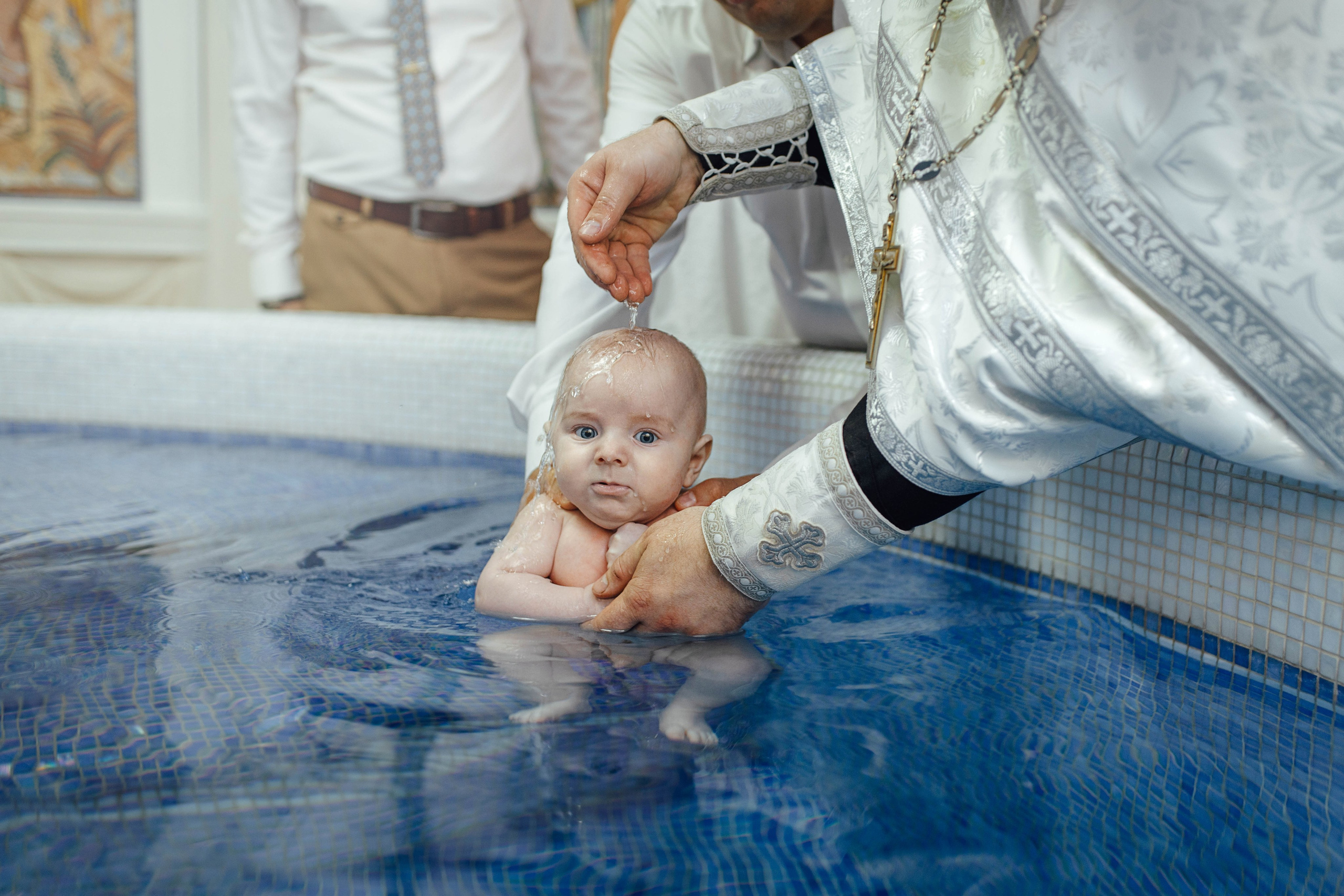 Крещение Михаила, храм Святой Троицы, июнь 2025