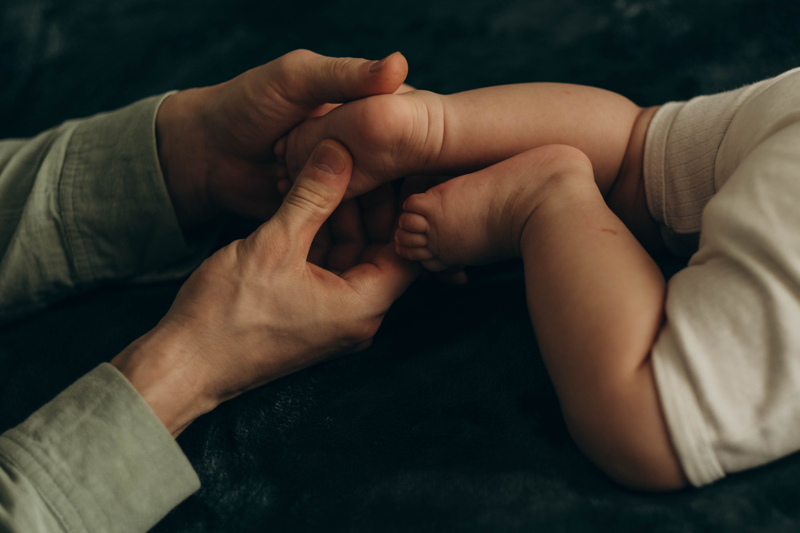 Малышка Эми с мамой и папой. Фотограф Евгения Войко Тюмень