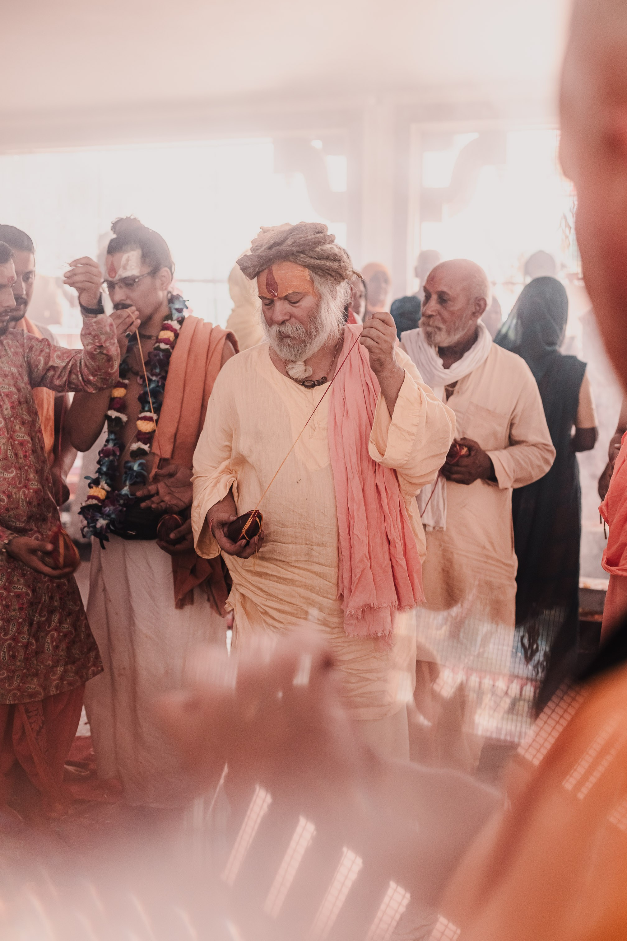 Navaratri yajna at Devraha Baba Ji ashram. Мариам Багдасарян