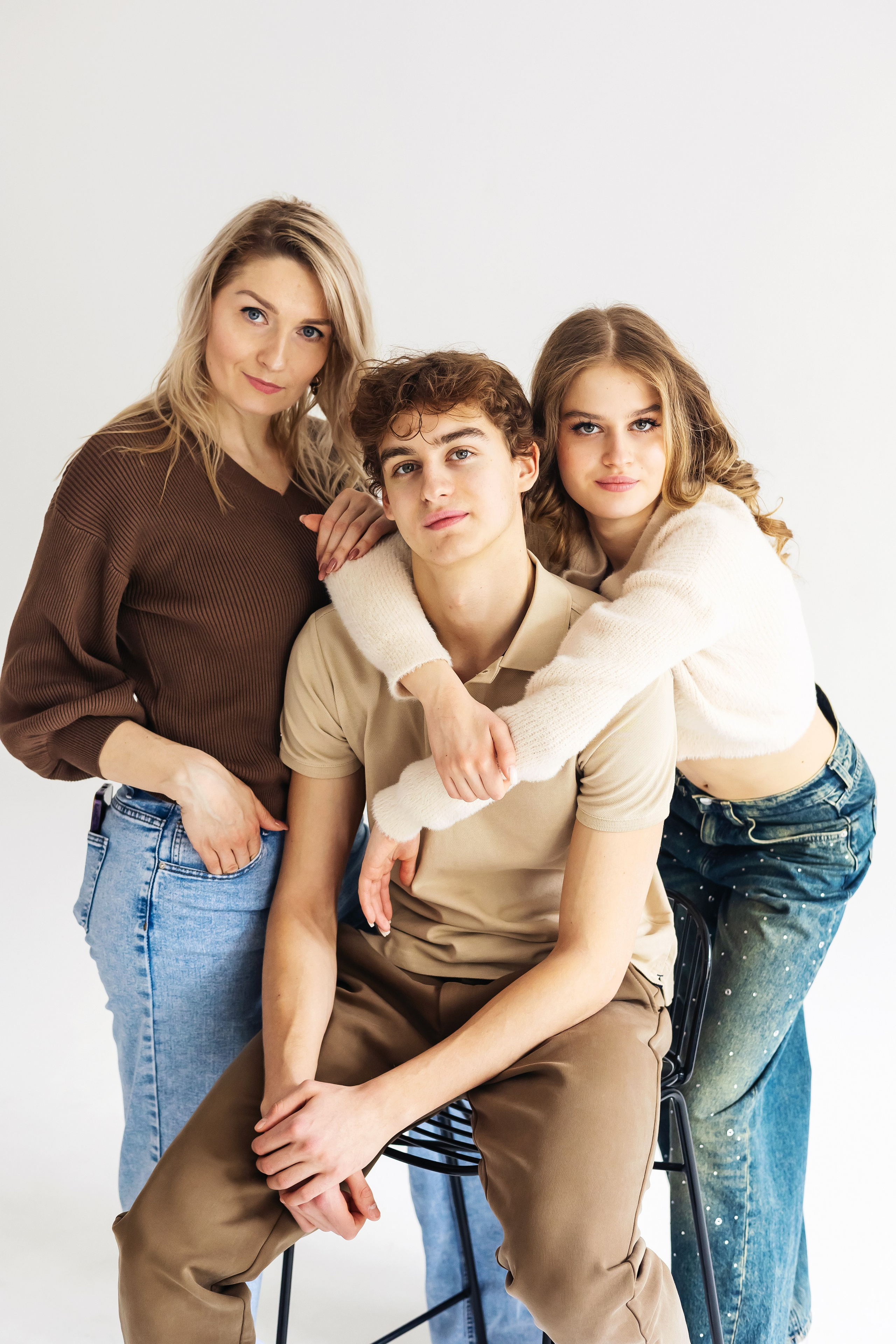 Вика, Вова и Марина. Фотограф г. Москва Олеся Пантелеева