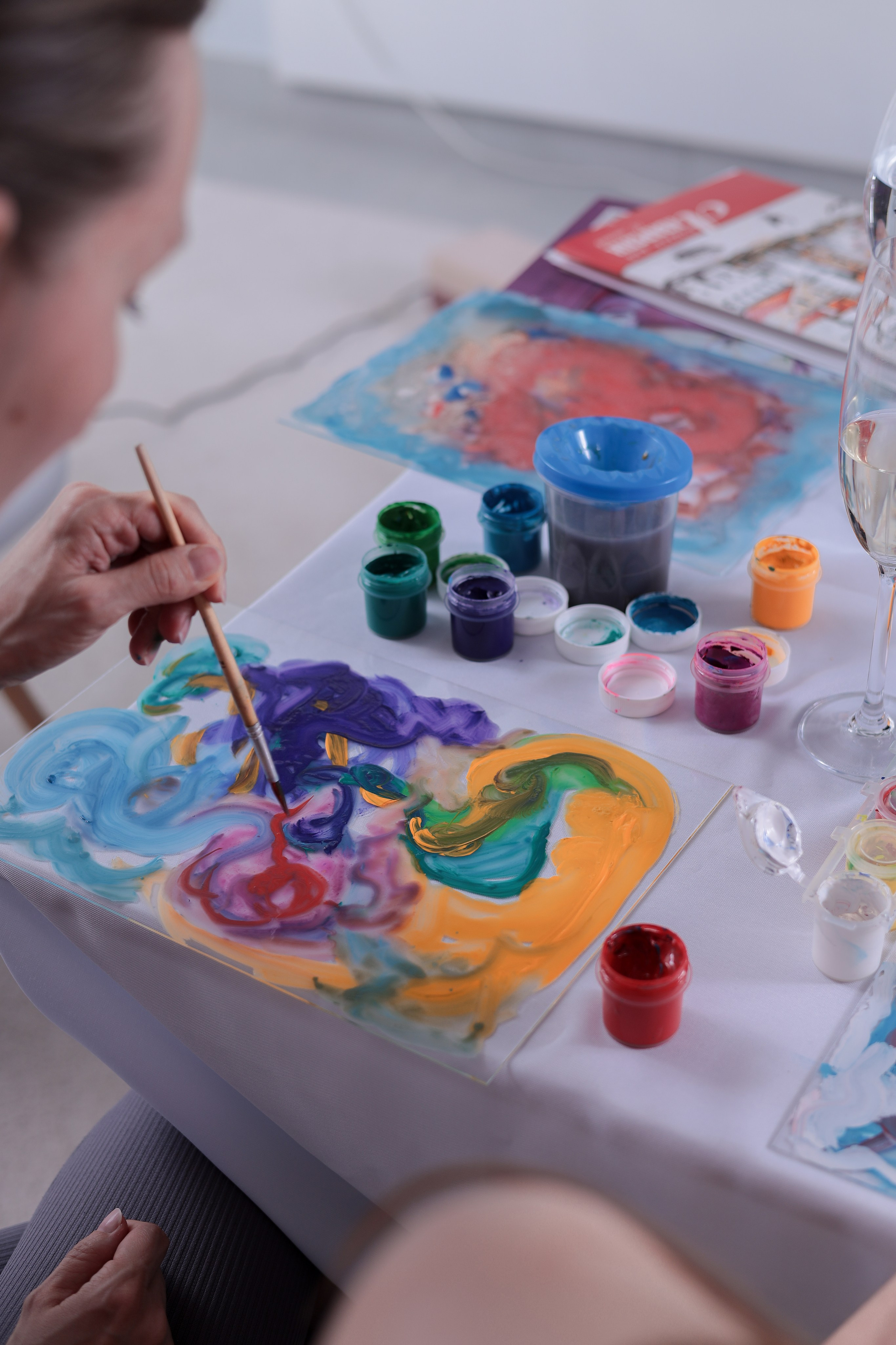 Арт-терапия + аэройога. Фотограф Надршина Лилия