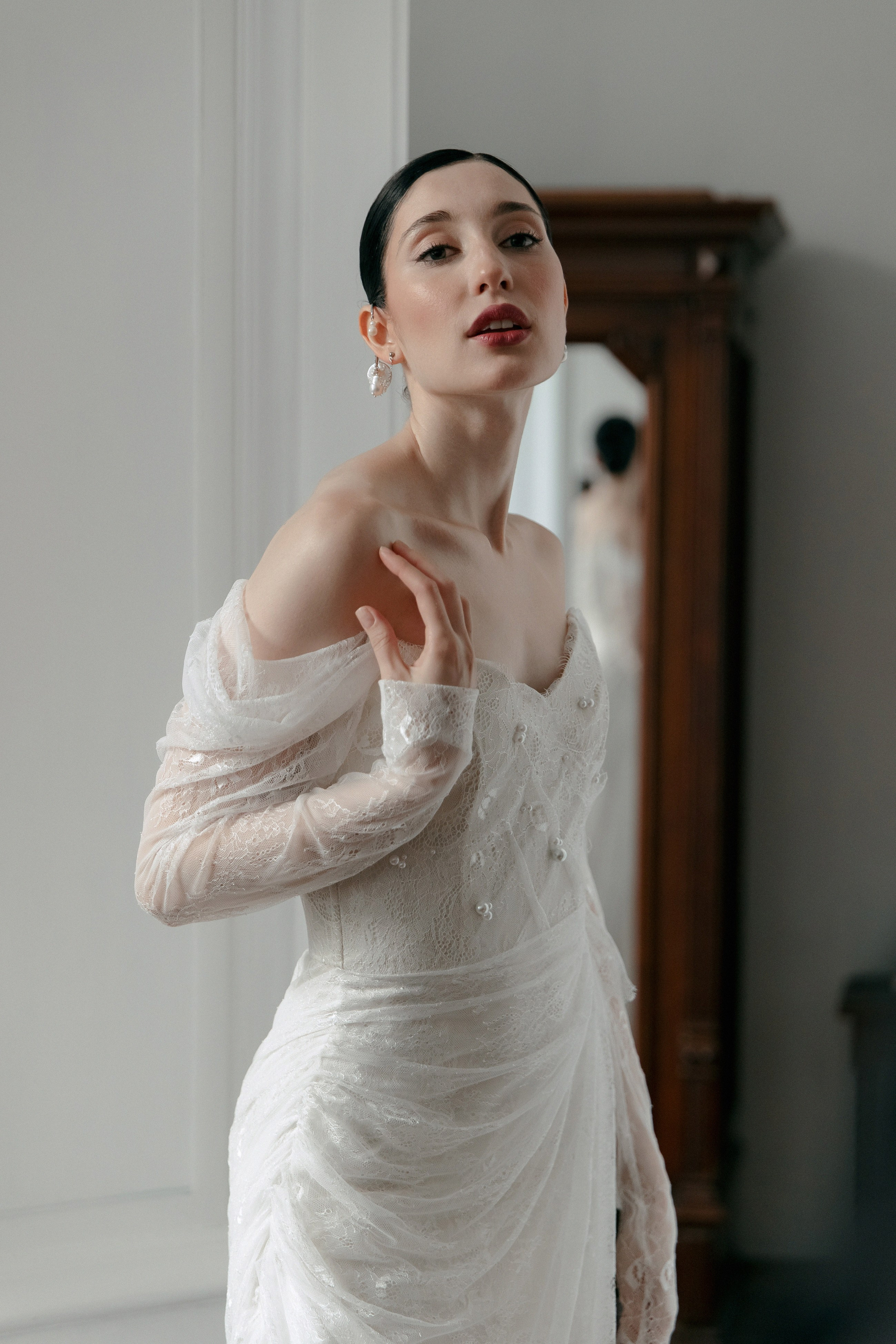 Винтажная история Полины и Дмитрия. Свадебный фотограф Москва