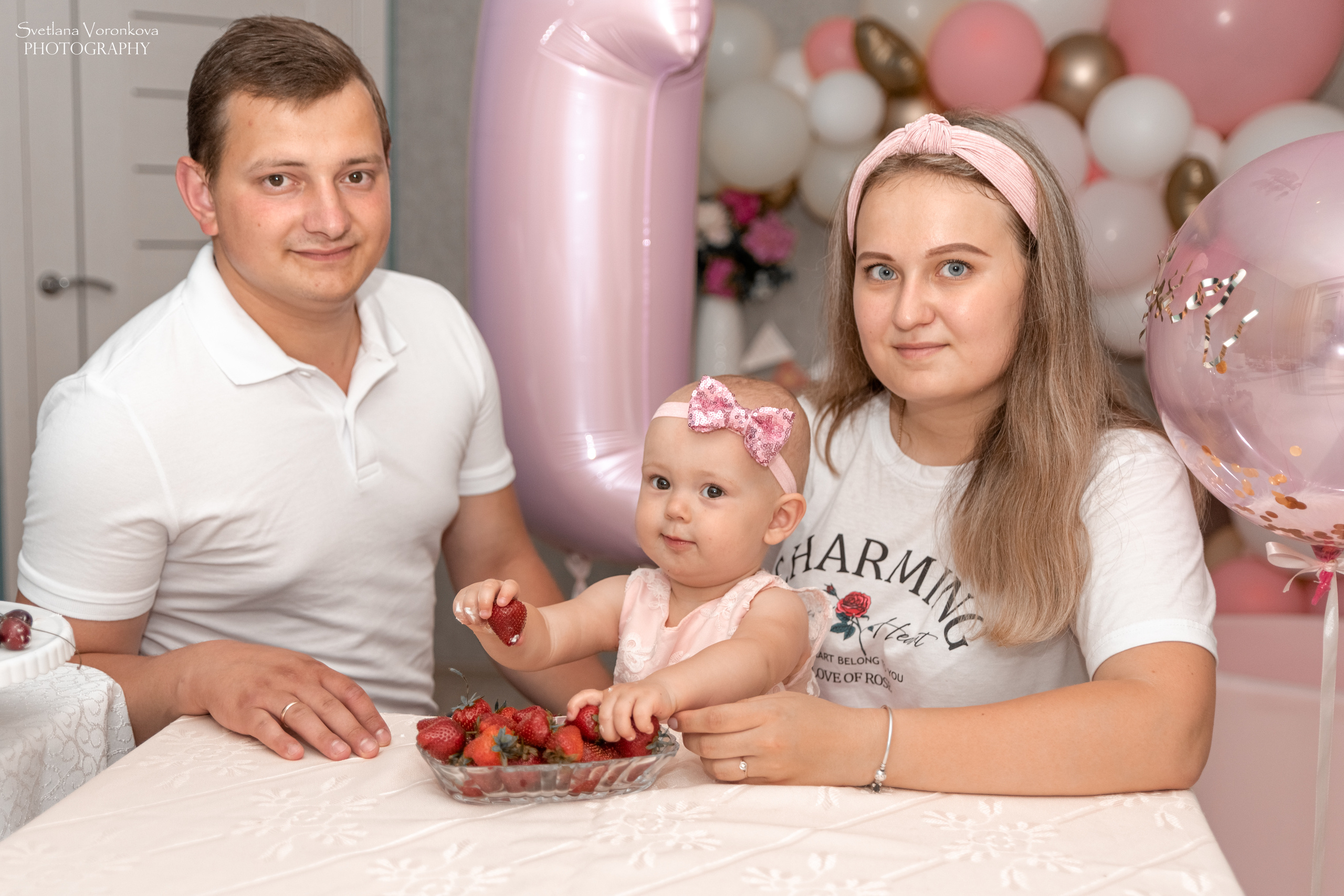 Праздничная фотосессия годовасие фотосъемка день рождения малыша. Семейный и детский фотограф в Туле Светлана Воронкова