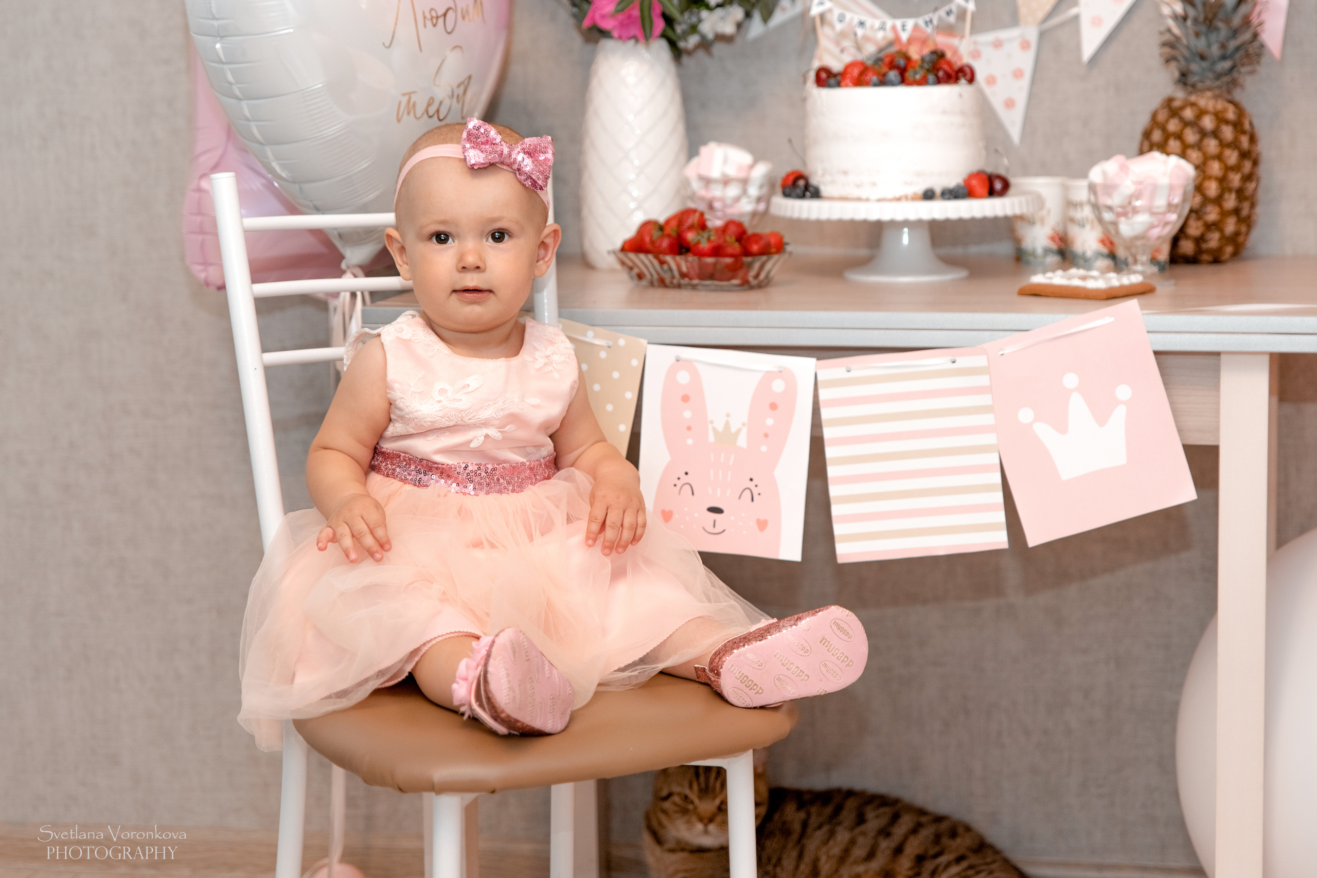 Праздничная фотосессия годовасие фотосъемка день рождения малыша. Семейный и детский фотограф в Туле Светлана Воронкова