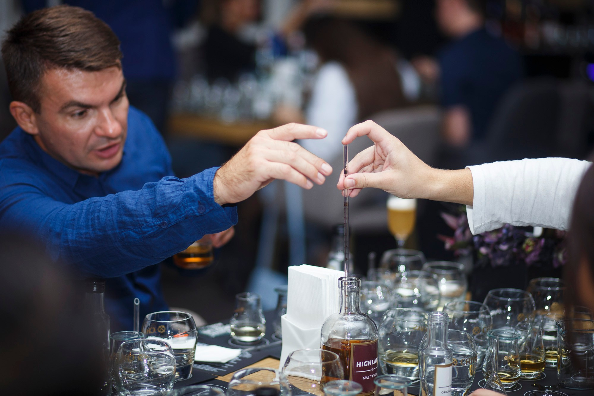 Dinner Chivas. Reportage and staged photographer Natalia Sannikova