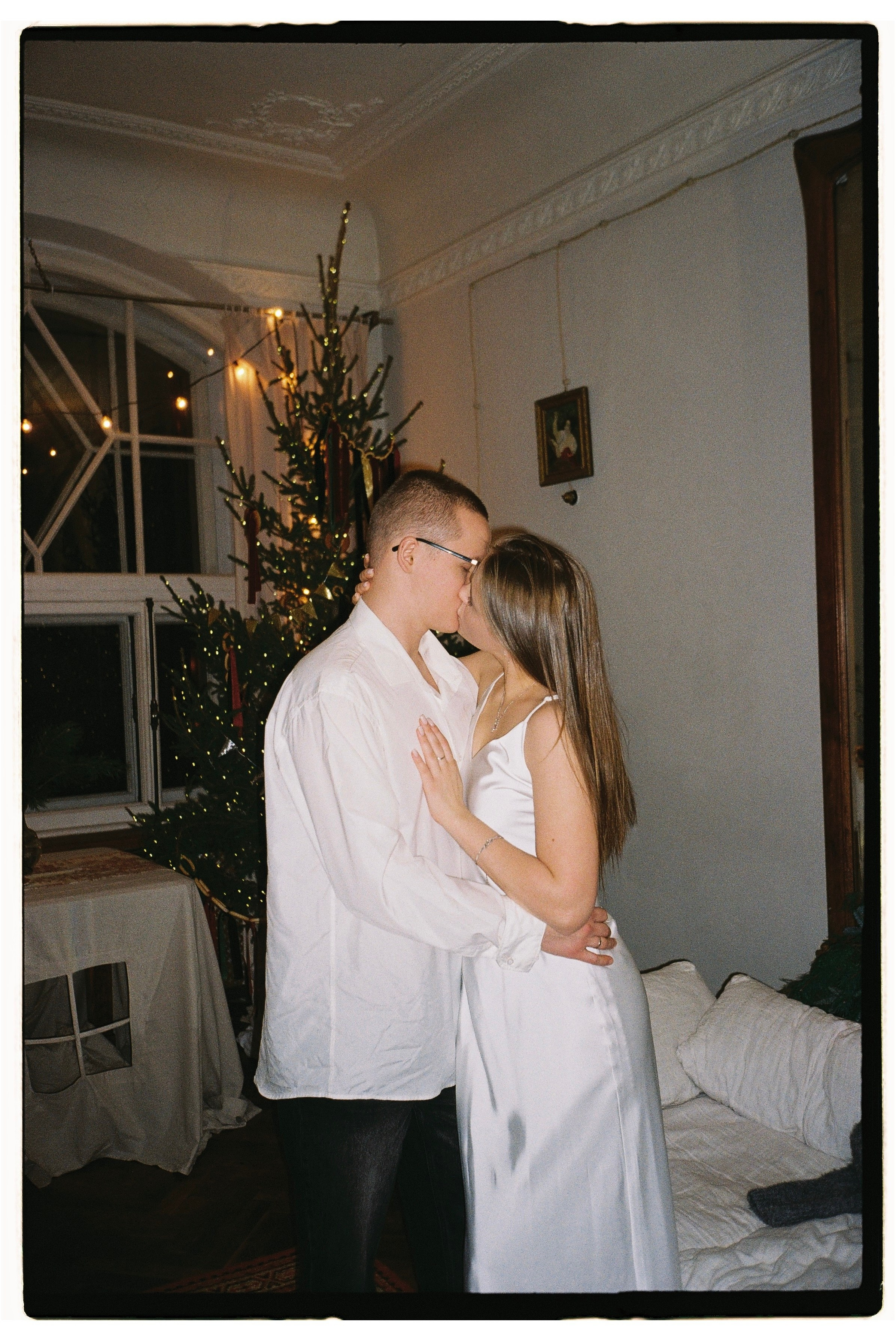 Подарок на годовщину — новогодняя съемка. Фотограф СПБ Засорина Юлия