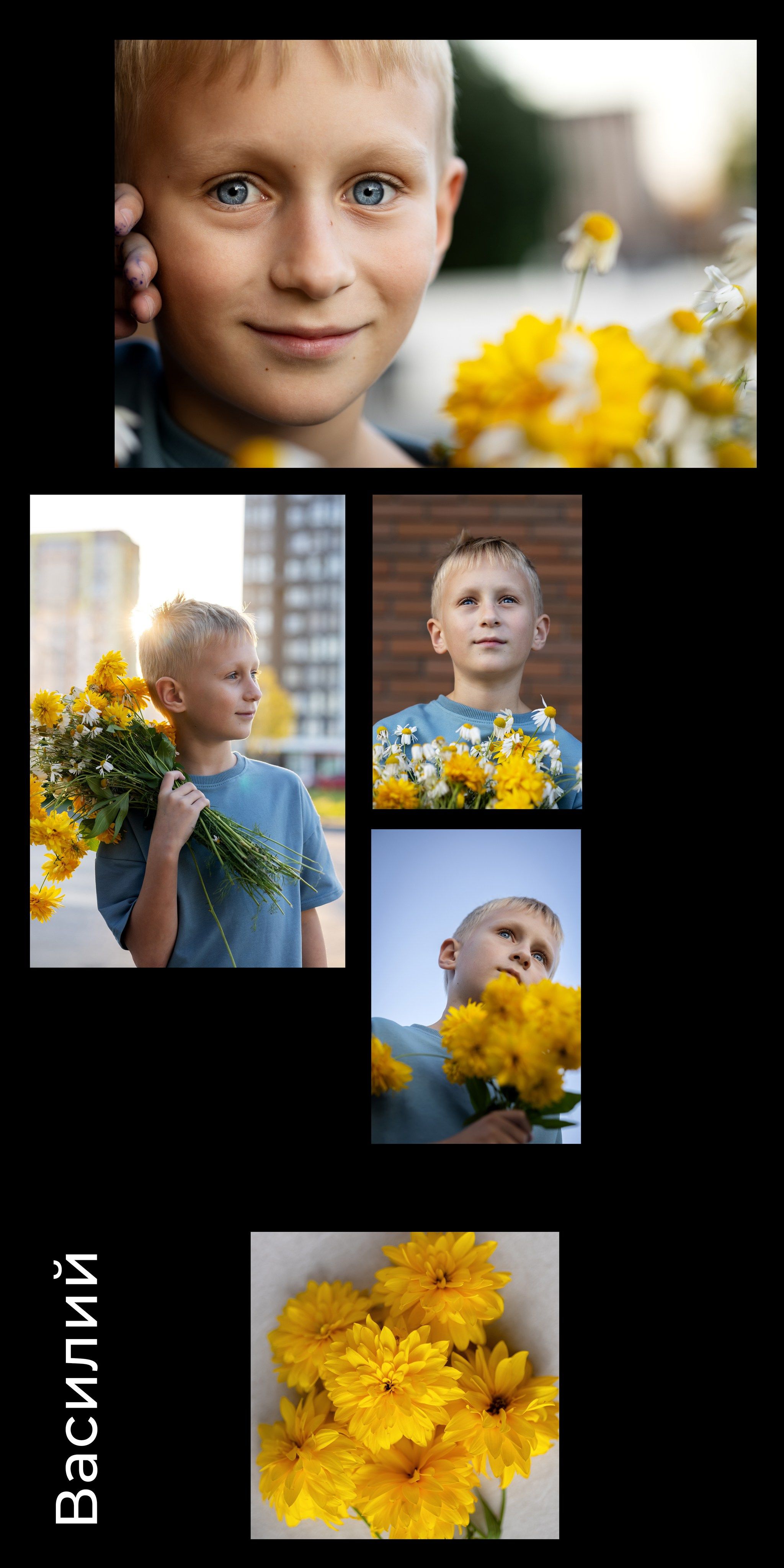 Фотопроект «Краски детства» — детский портрет с цветами. Портретная и индивидуальная фотосъёмка в Граце и Тюмени