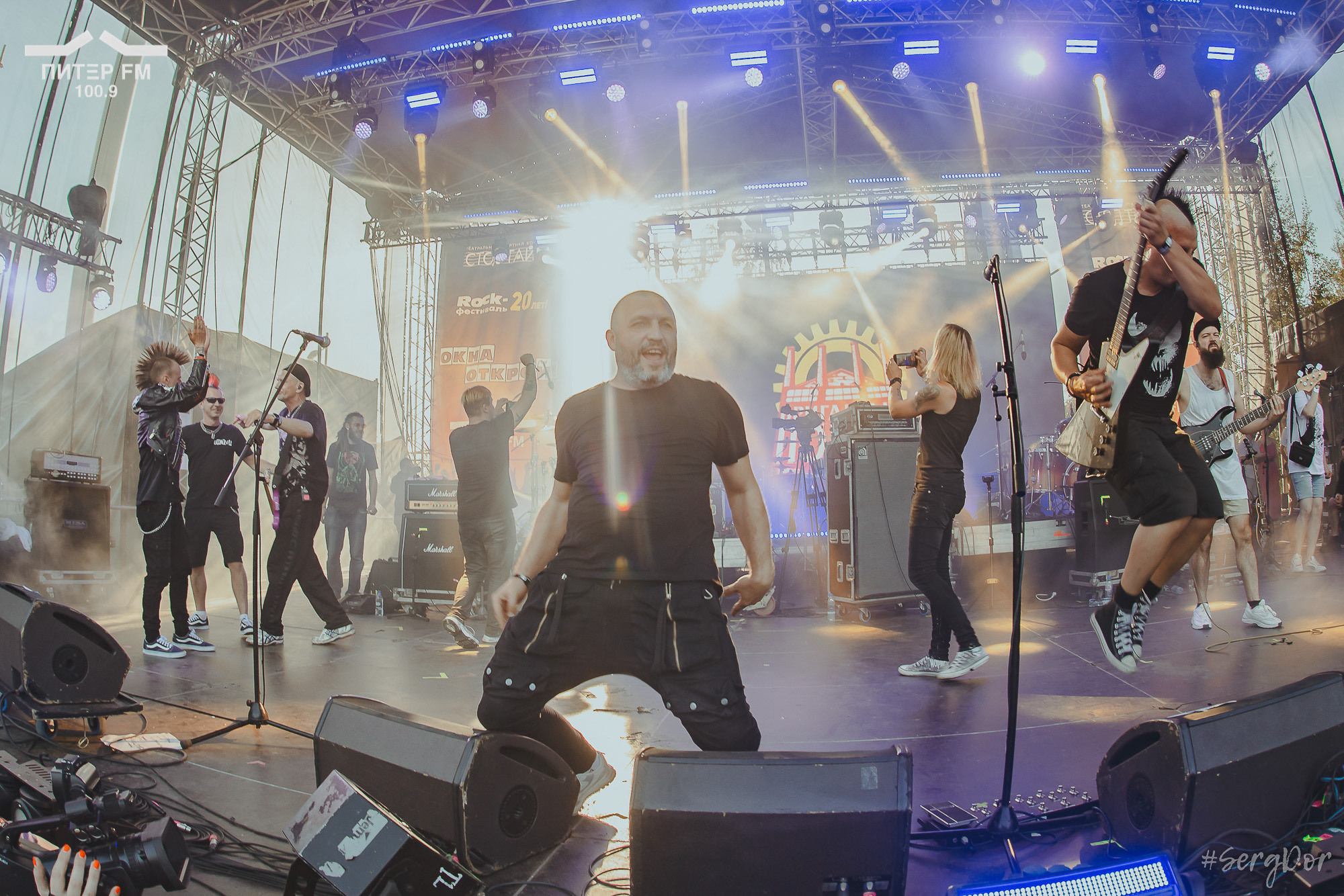 Бригадный подряд, Анимация, ЙОРШ, BRITVA, Бритва, Костя Кулясов, Бригада подряда, Окна открой, фестиваль, выступление, 05.08.2023, #SergDor, 5 августа 2023 года, SergDor, Питер ФМ