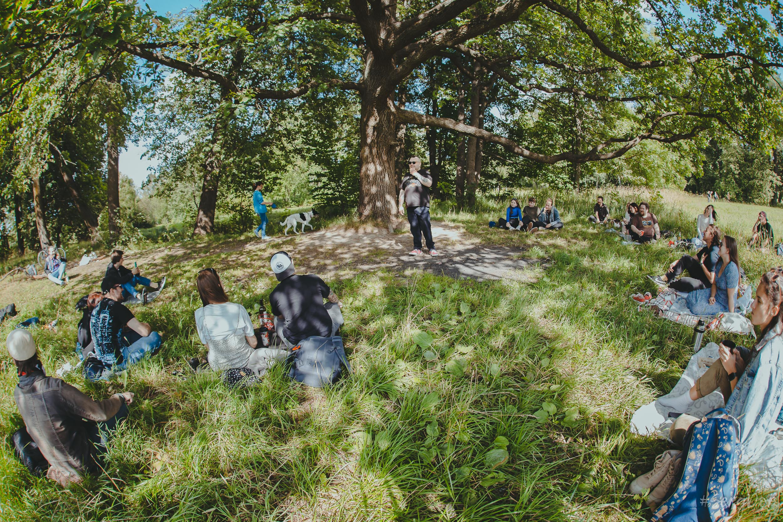 Поэтический пикник Вольности, парк, город Пушкин, 22.07.2023, SergDor, 22 июля 2023 года, Рома Гонза