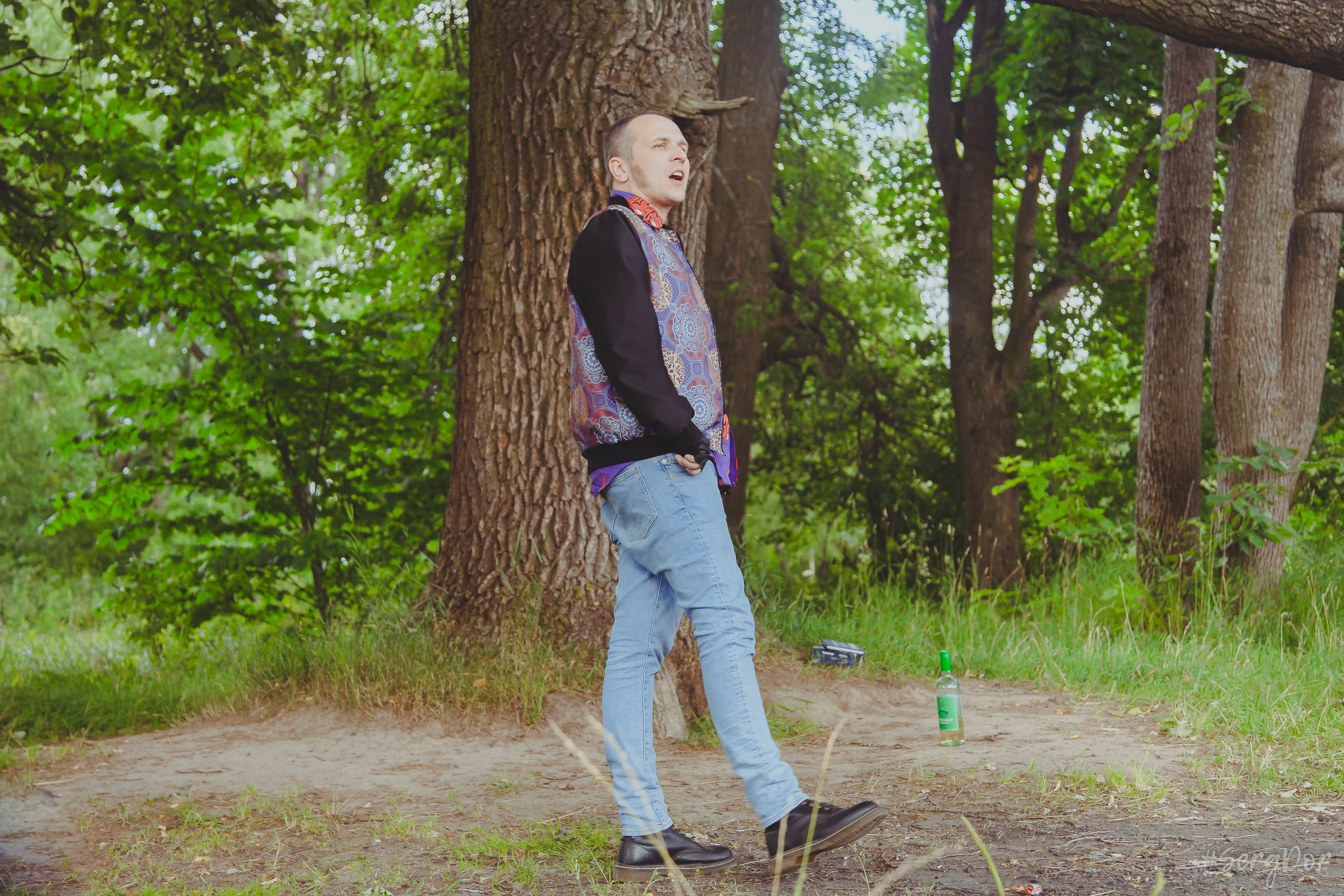 Поэтический пикник Вольности, парк, город Пушкин, 22.07.2023, SergDor, 22 июля 2023 года, Рома Гонза