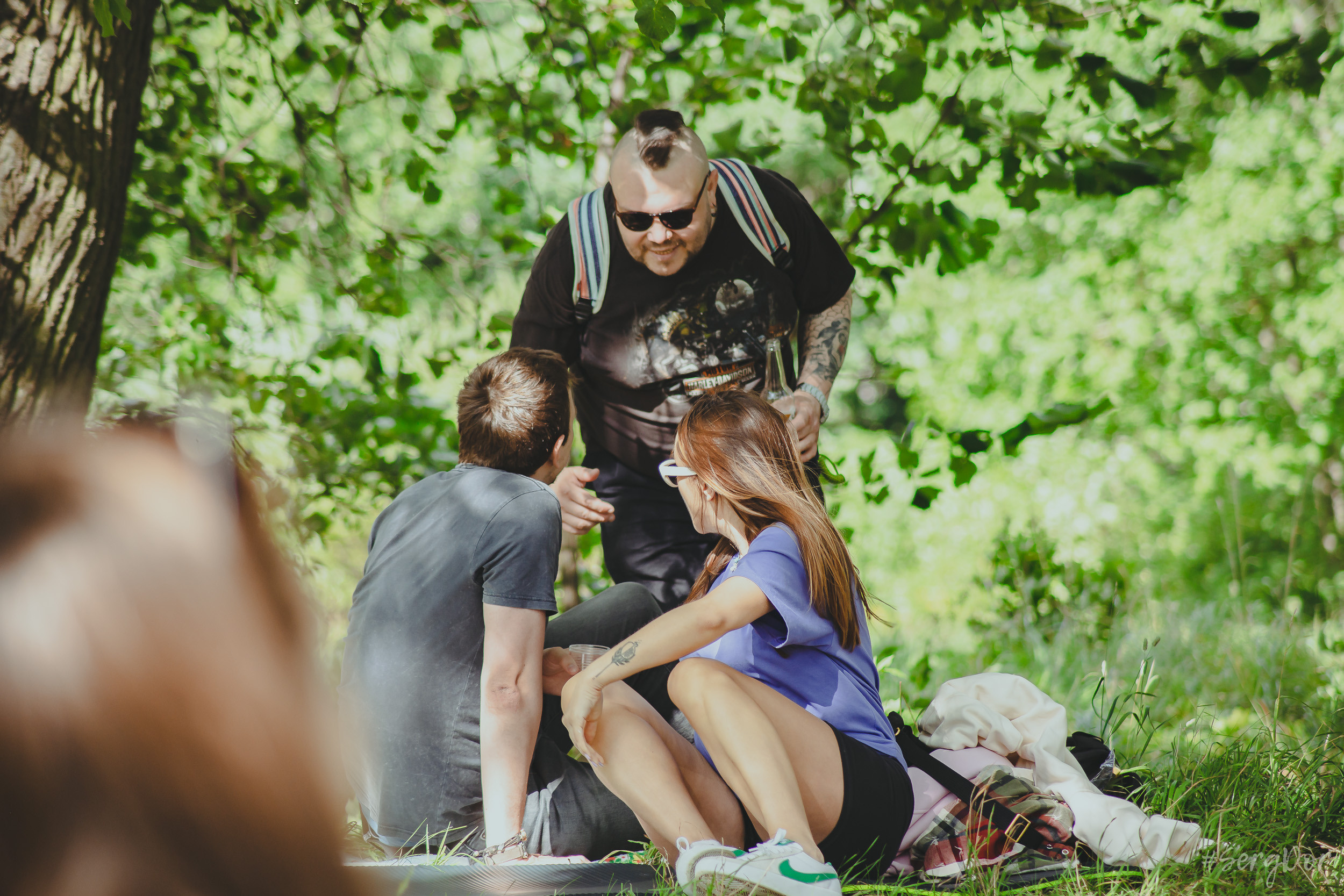 Поэтический пикник Вольности, парк, город Пушкин, 22.07.2023, SergDor, 22 июля 2023 года, Ваня Пинженин