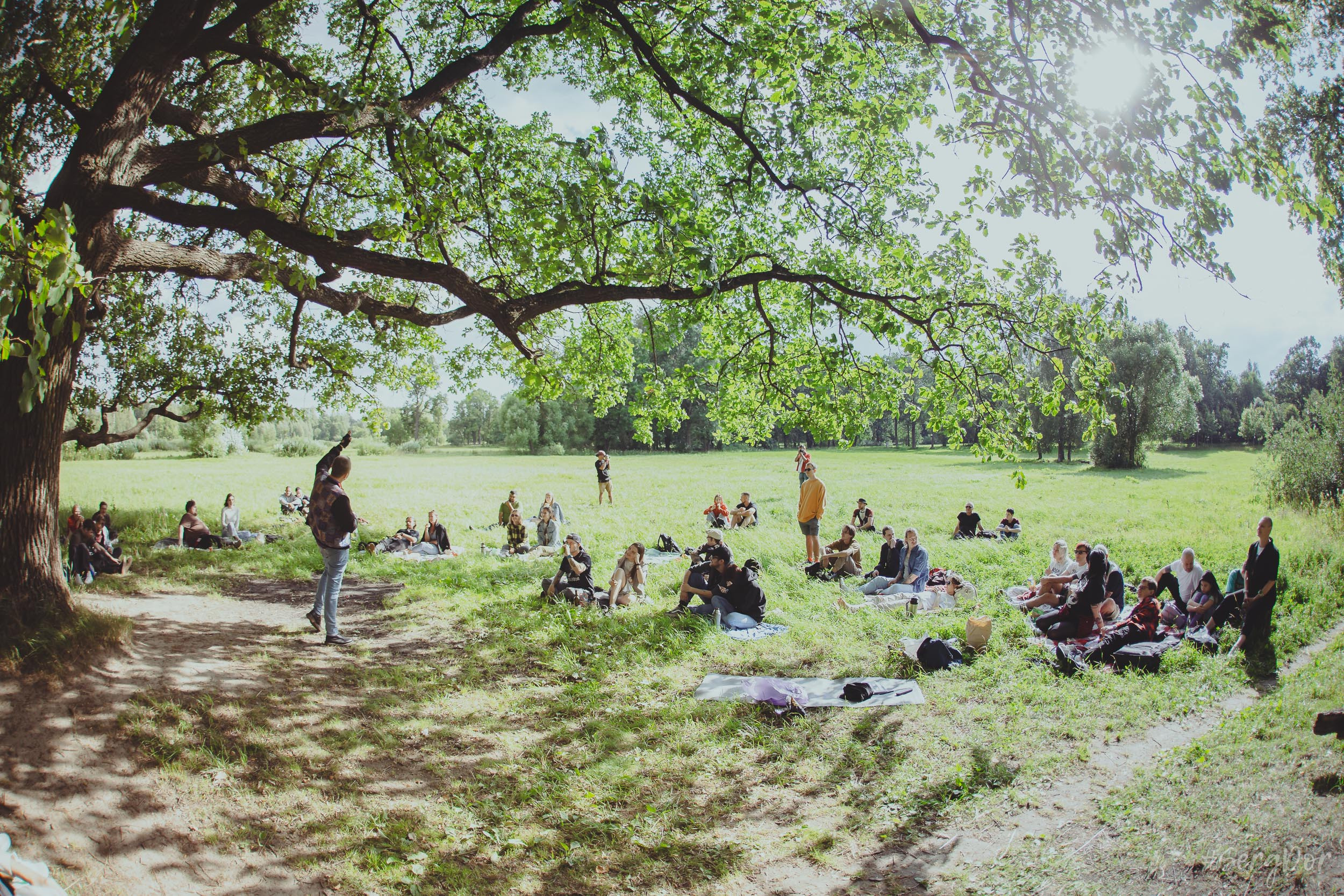 Поэтический пикник Вольности, парк, город Пушкин, 22.07.2023, SergDor, 22 июля 2023 года, Ваня Пинженин