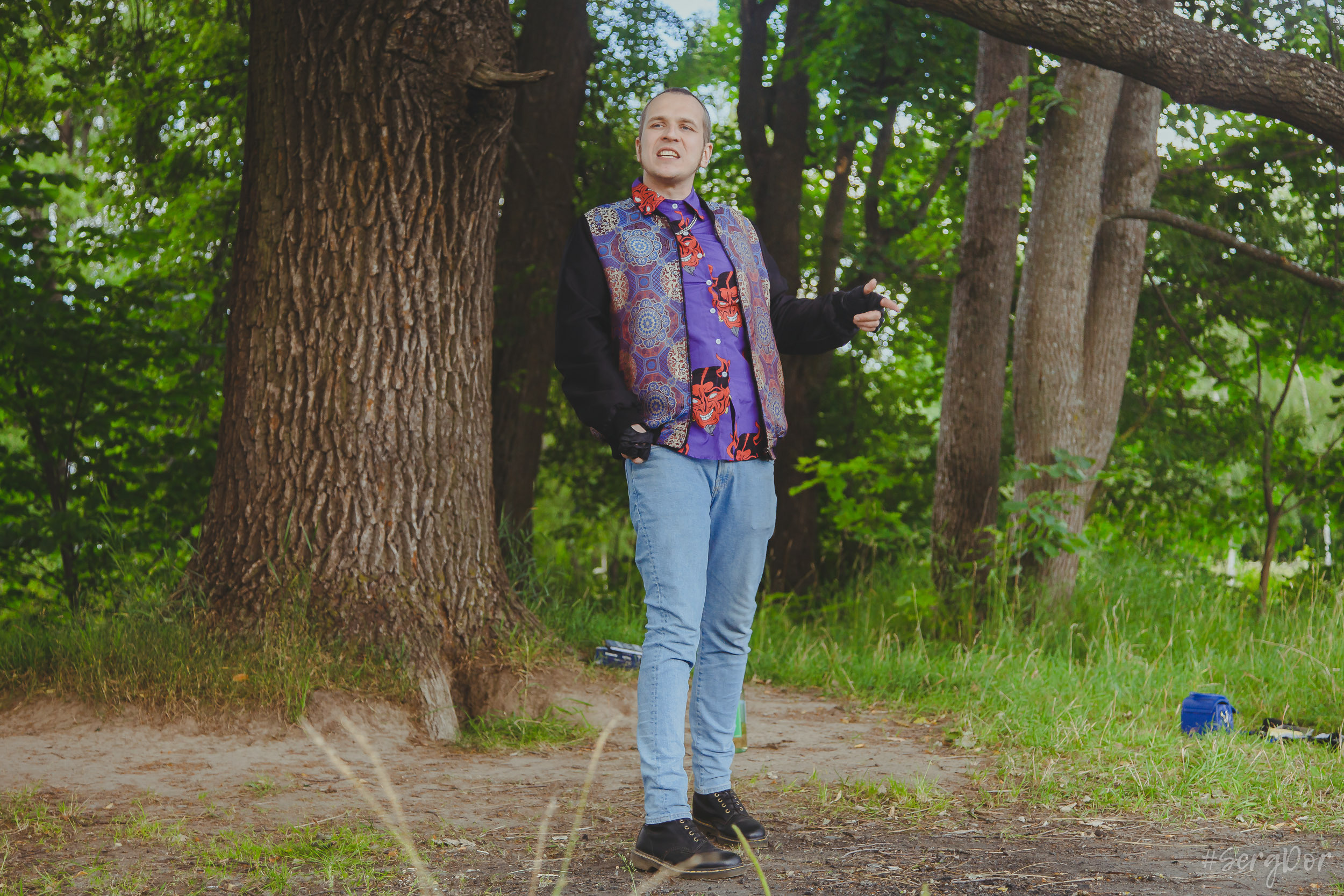 Поэтический пикник Вольности, парк, город Пушкин, 22.07.2023, SergDor, 22 июля 2023 года, Рома Гонза