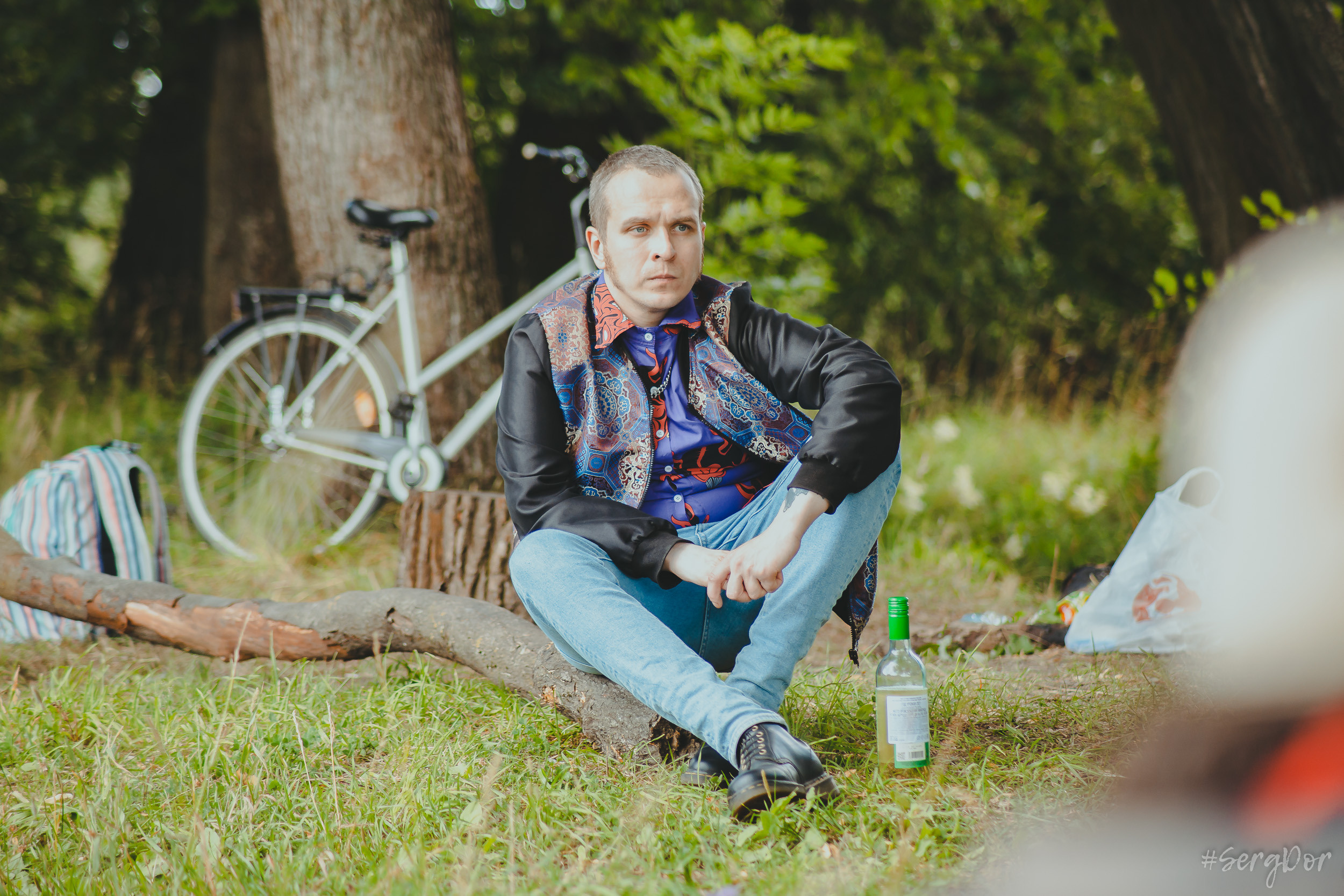 Поэтический пикник Вольности, парк, город Пушкин, 22.07.2023, SergDor, 22 июля 2023 года, Рома Гонза