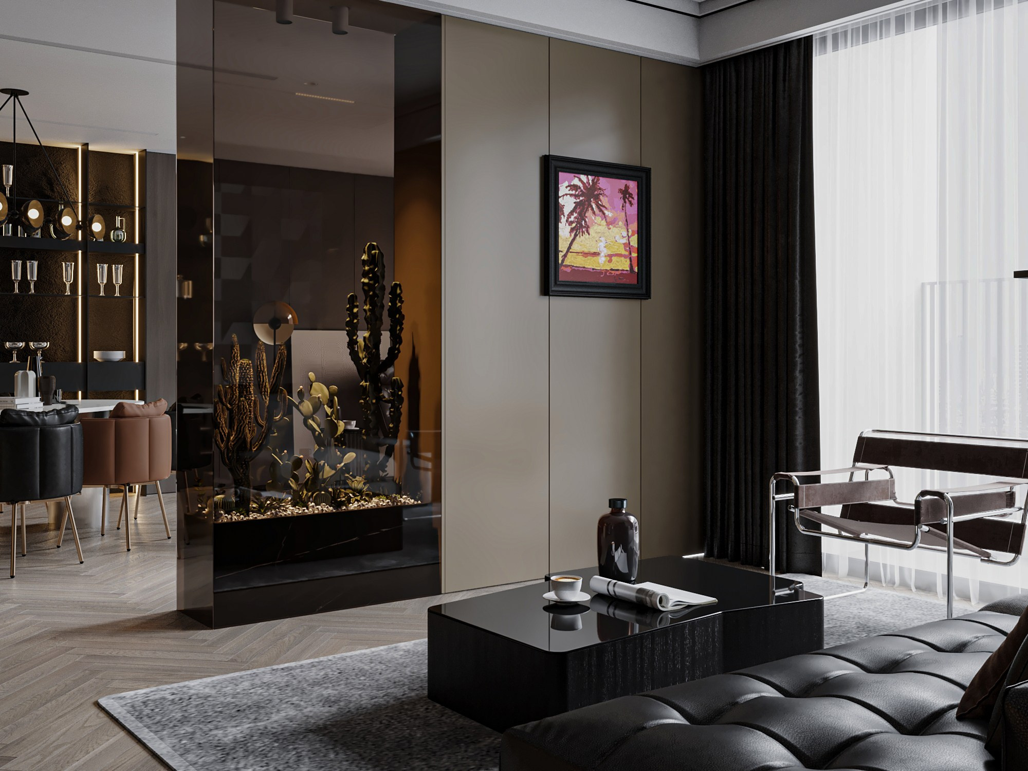 Equilibrium. Collaboration with ROBOHOOD. Interior designer Nataliia Iksanova