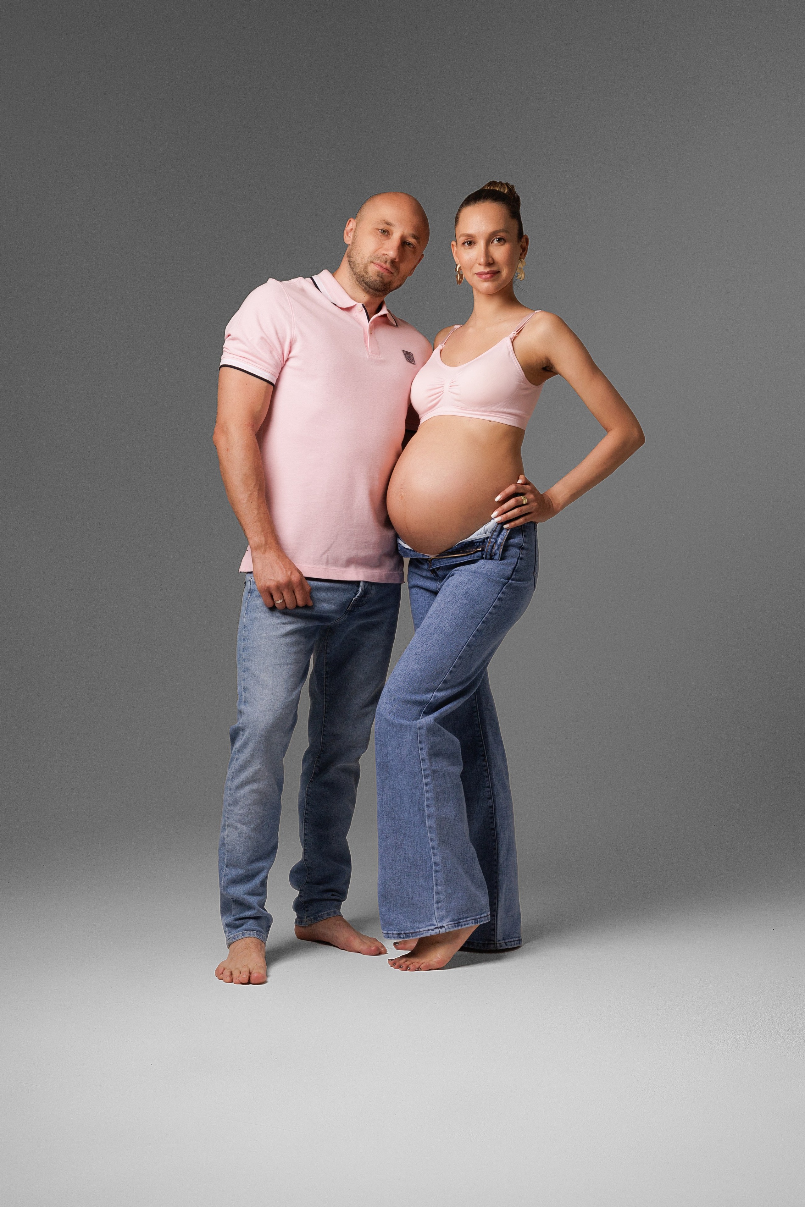 Пётр и Марина — фотосессия беременности, семейная фотосессия. Анастасия, Фотограф женского портрета и беременности в стиле vogue