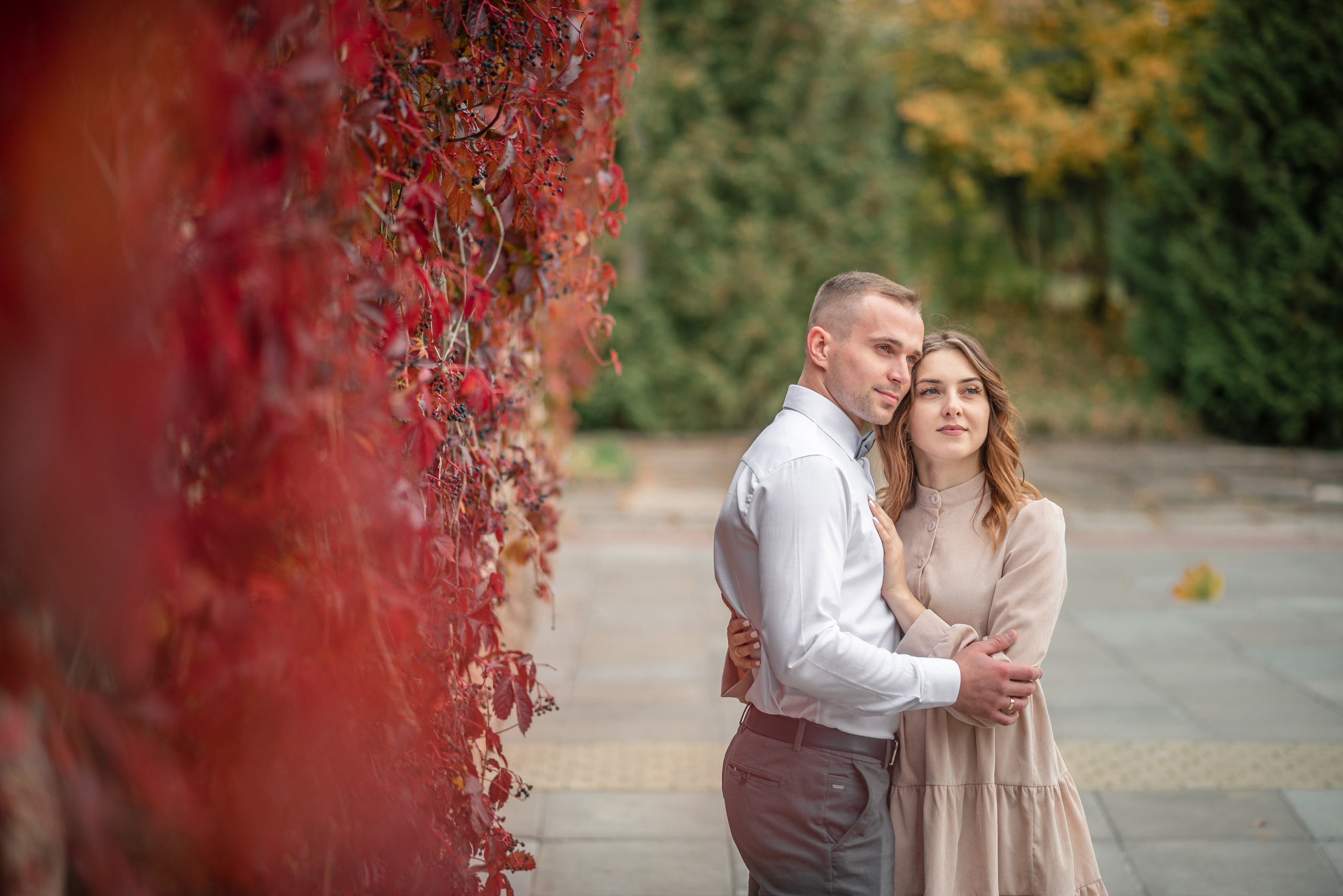 Свадебная прогулка. Екатерина и Евгений. Фотограф Марта Козел. Гродно, Беларусь