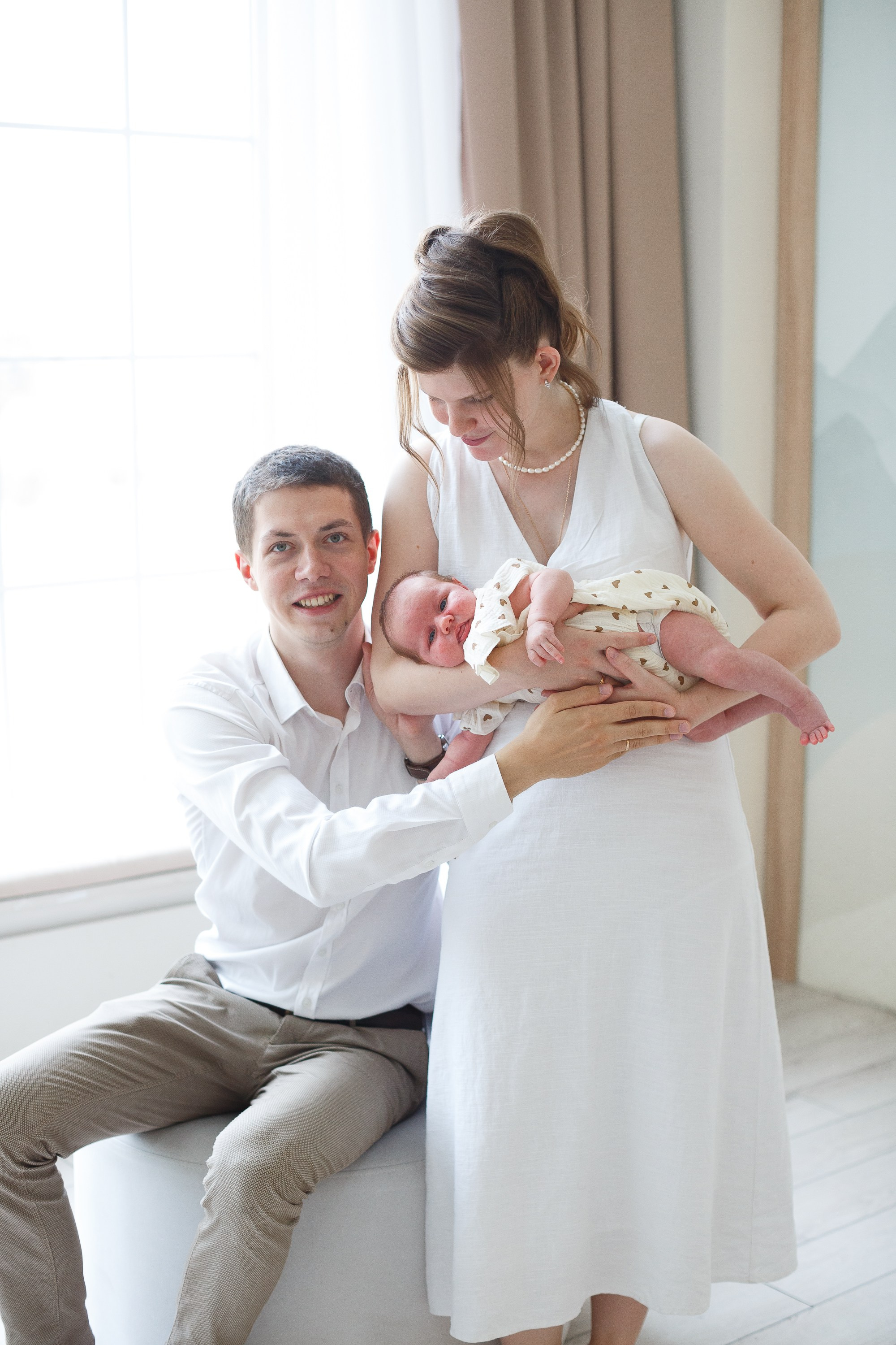 Фотосессия для семьи в студии