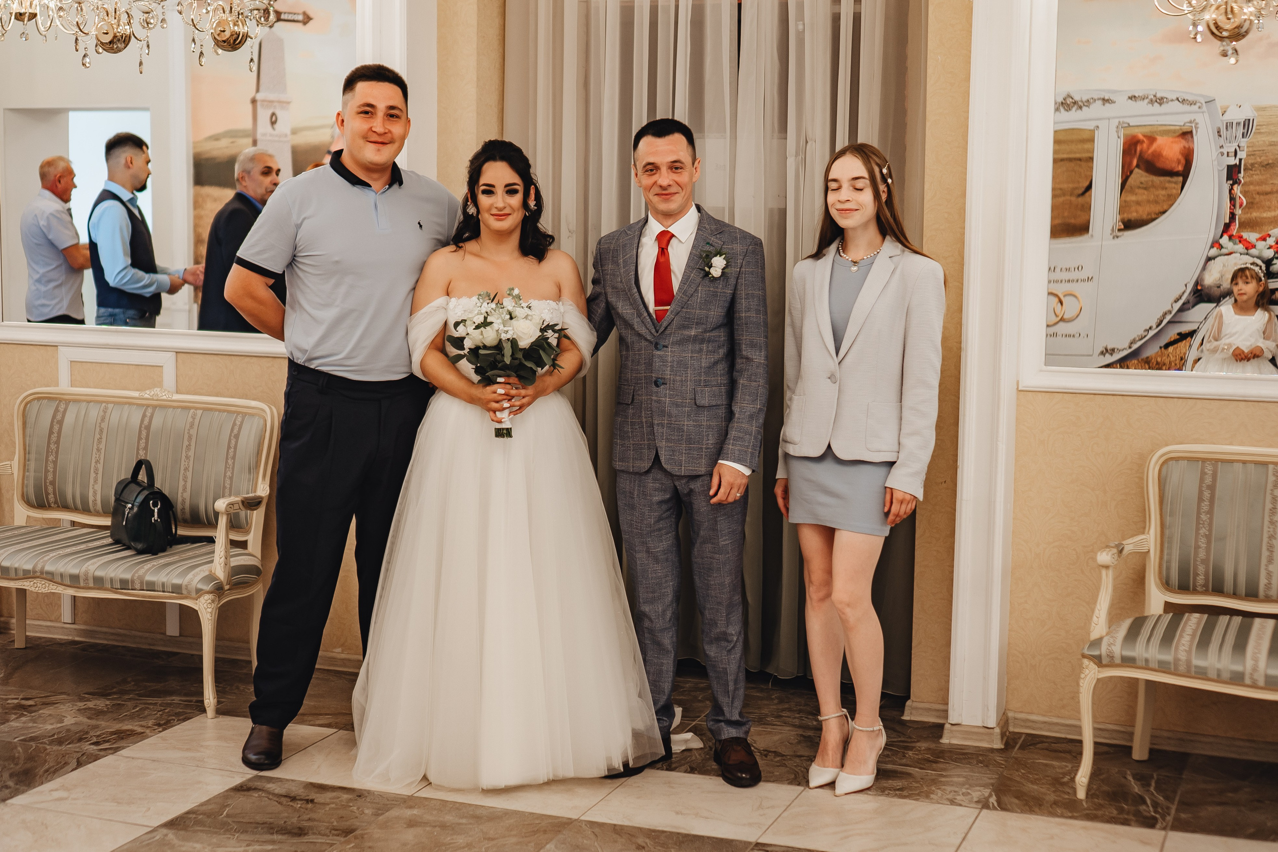 СВАДЕБНАЯ СЬЕМКА В ЗАГСЕ НА МОСКОВСКОМ ПРОСПЕКТЕ. Профессиональный фотограф, Санкт-Петербург — Виктория Богомолова