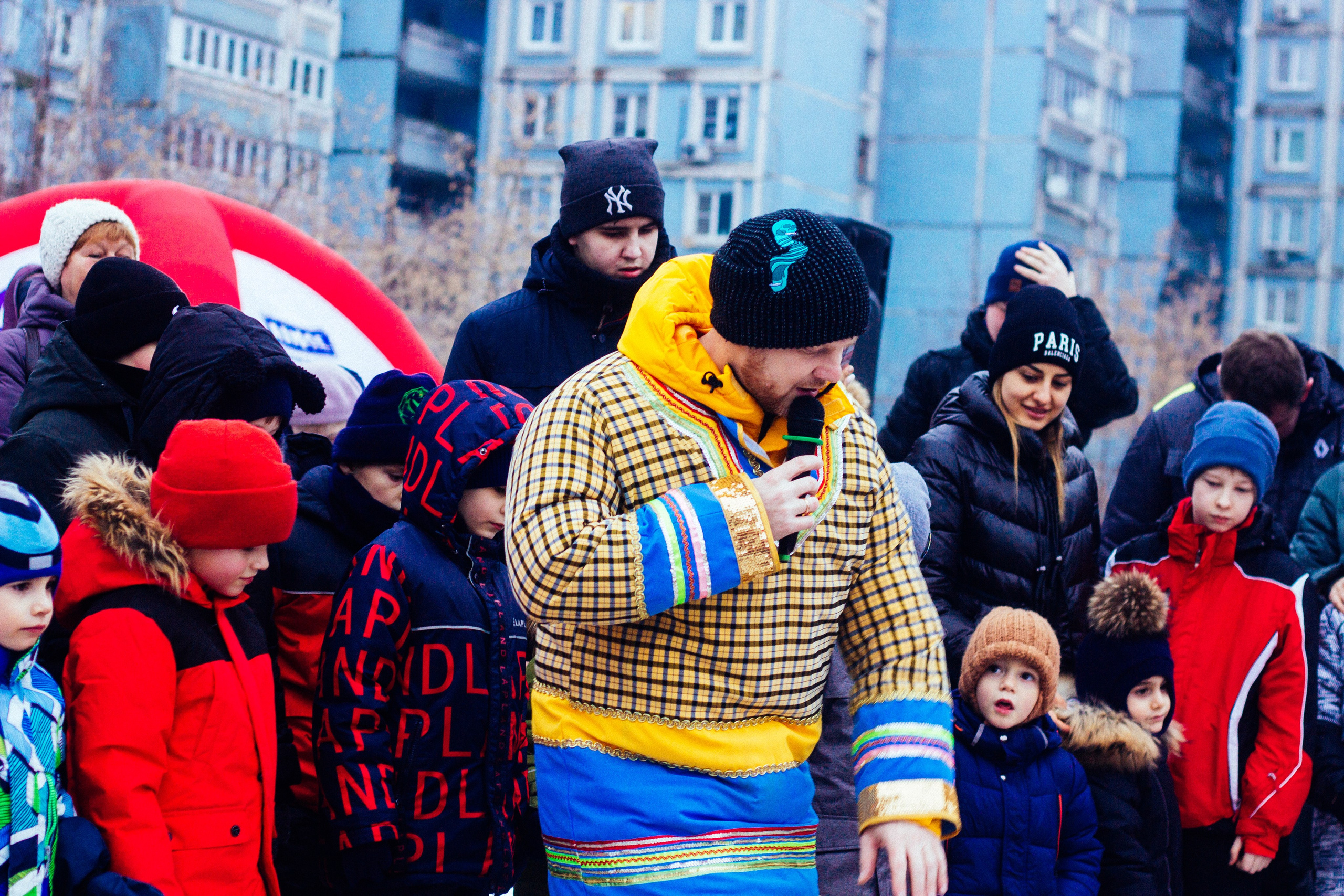 Дворовая ёлка. Детский и семейный фотограф, фотограф мероприятий Нижний Новгород