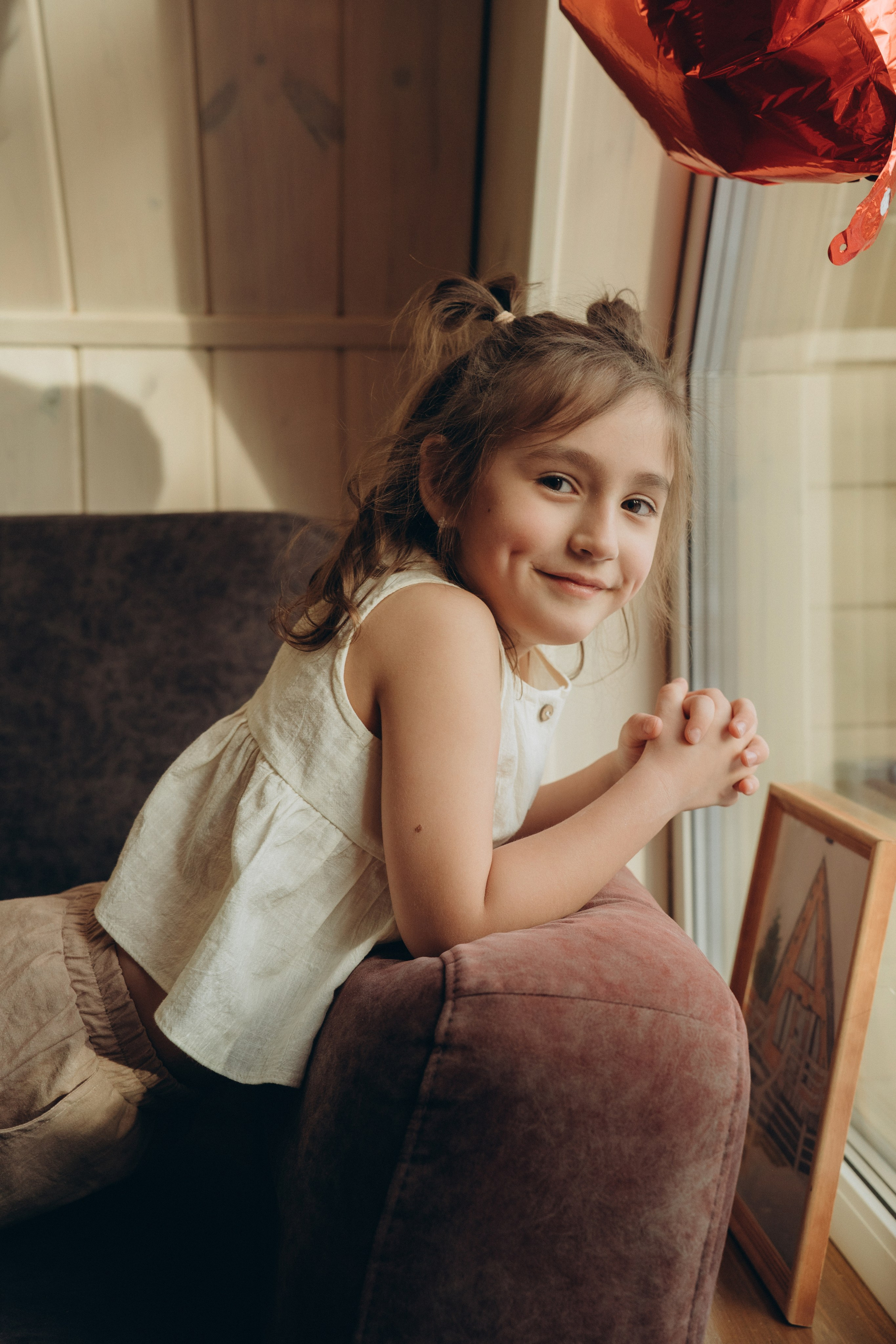 Влад, Зоя и Василиса. Семейный фотограф • Домашние съемки в Нижнем Новгороде