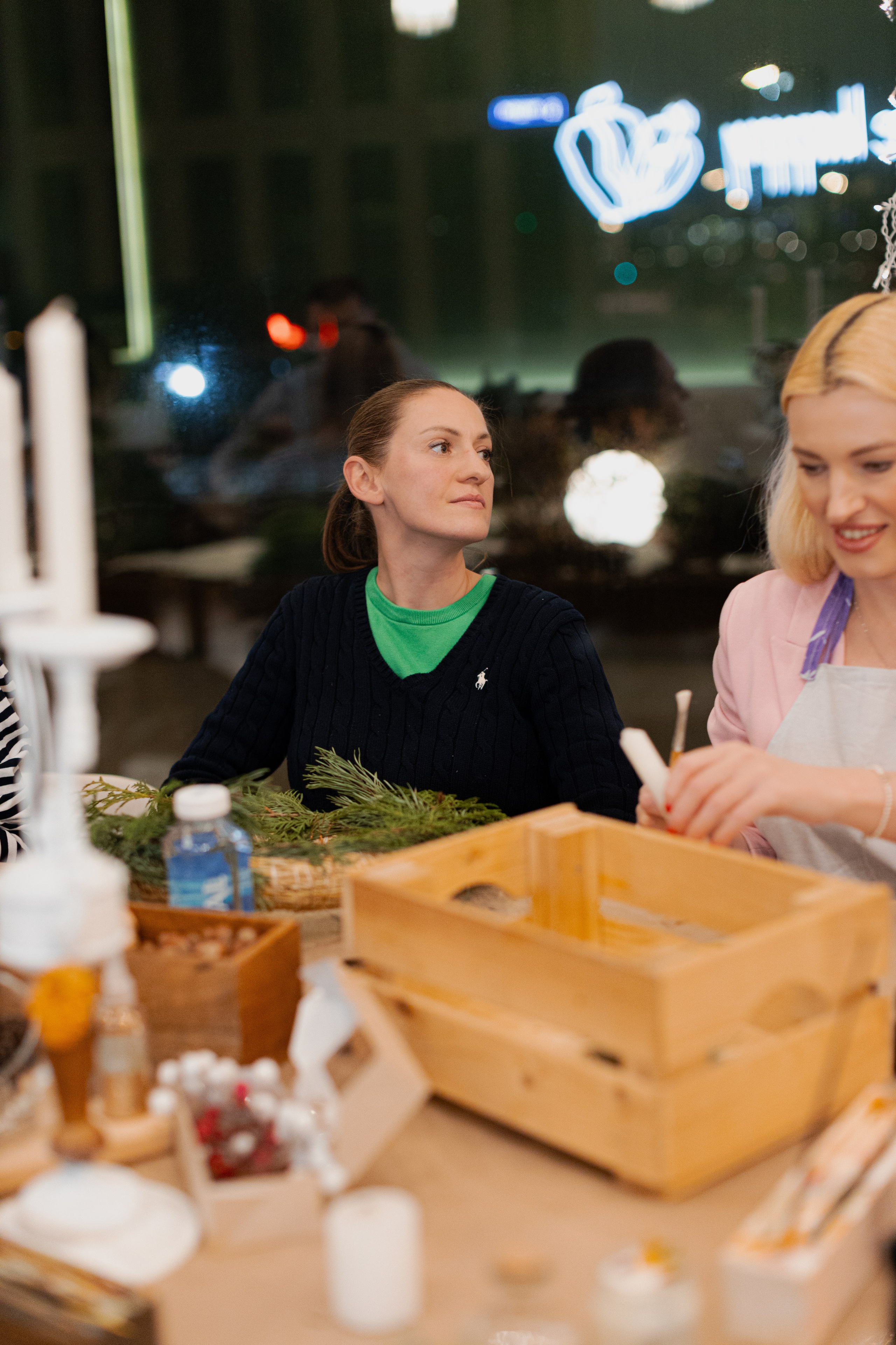 Мк свечи и венок (новогодний корпоратив). Анастасия Ракчеева Художник