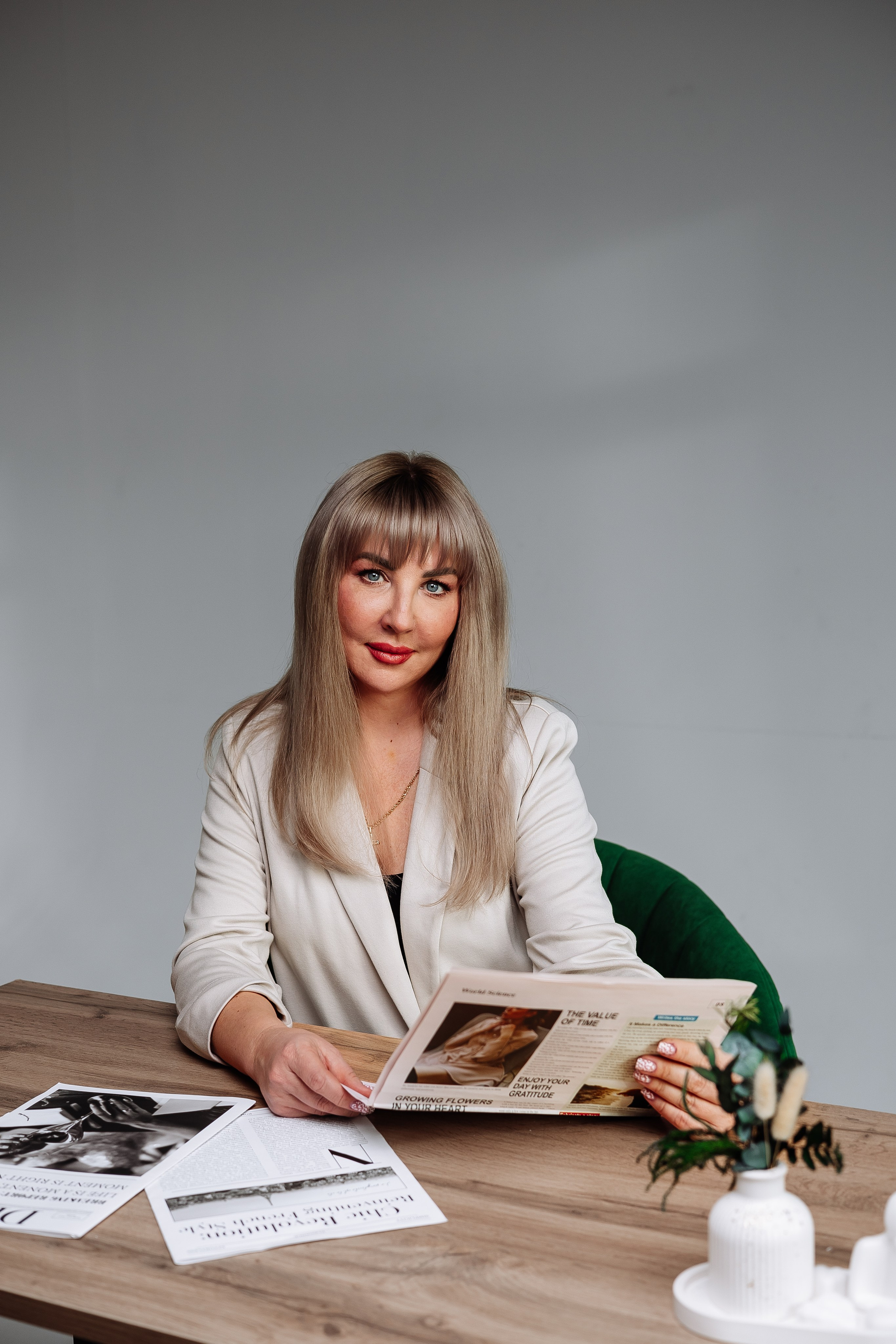 Обложка журнала «Я учитель». Женский/Детский фотограф в Симферополе Вероника Слепогина