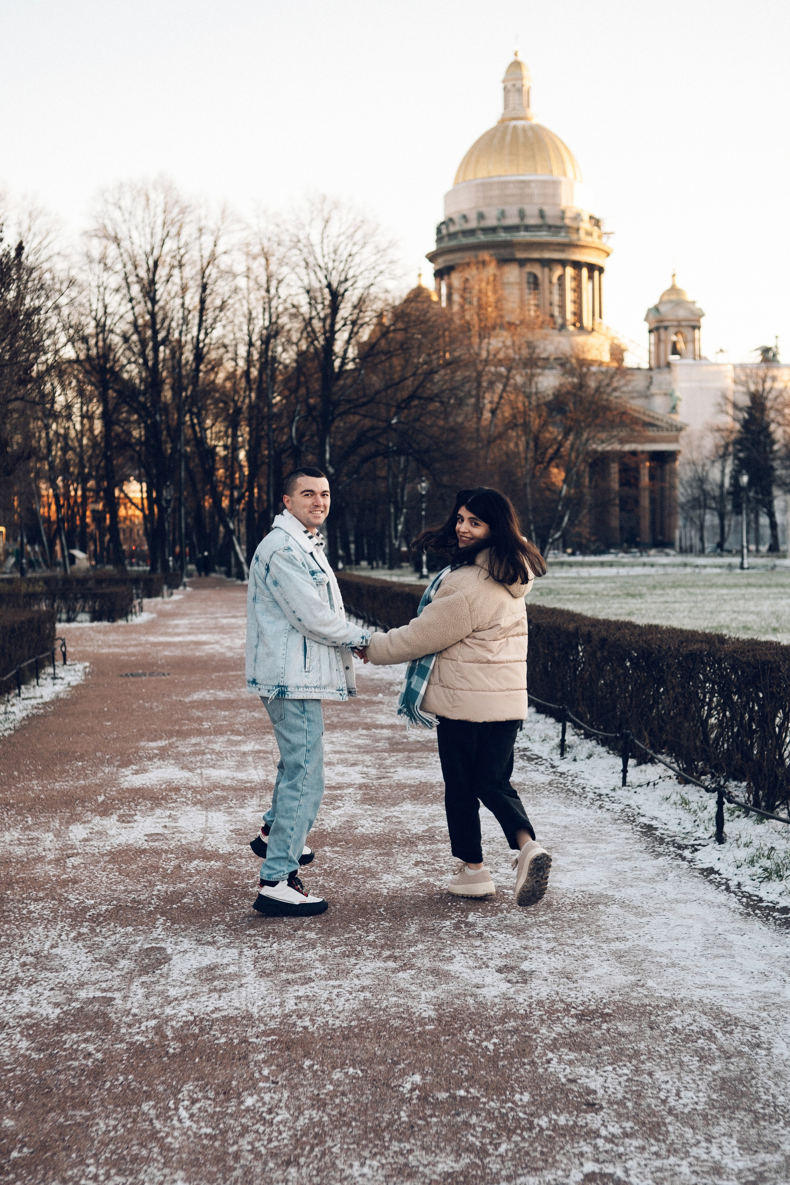 От Дворцовой к Исаакиевскому (зима). Фотограф в Санкт-Петербурге Кристина Брянская
