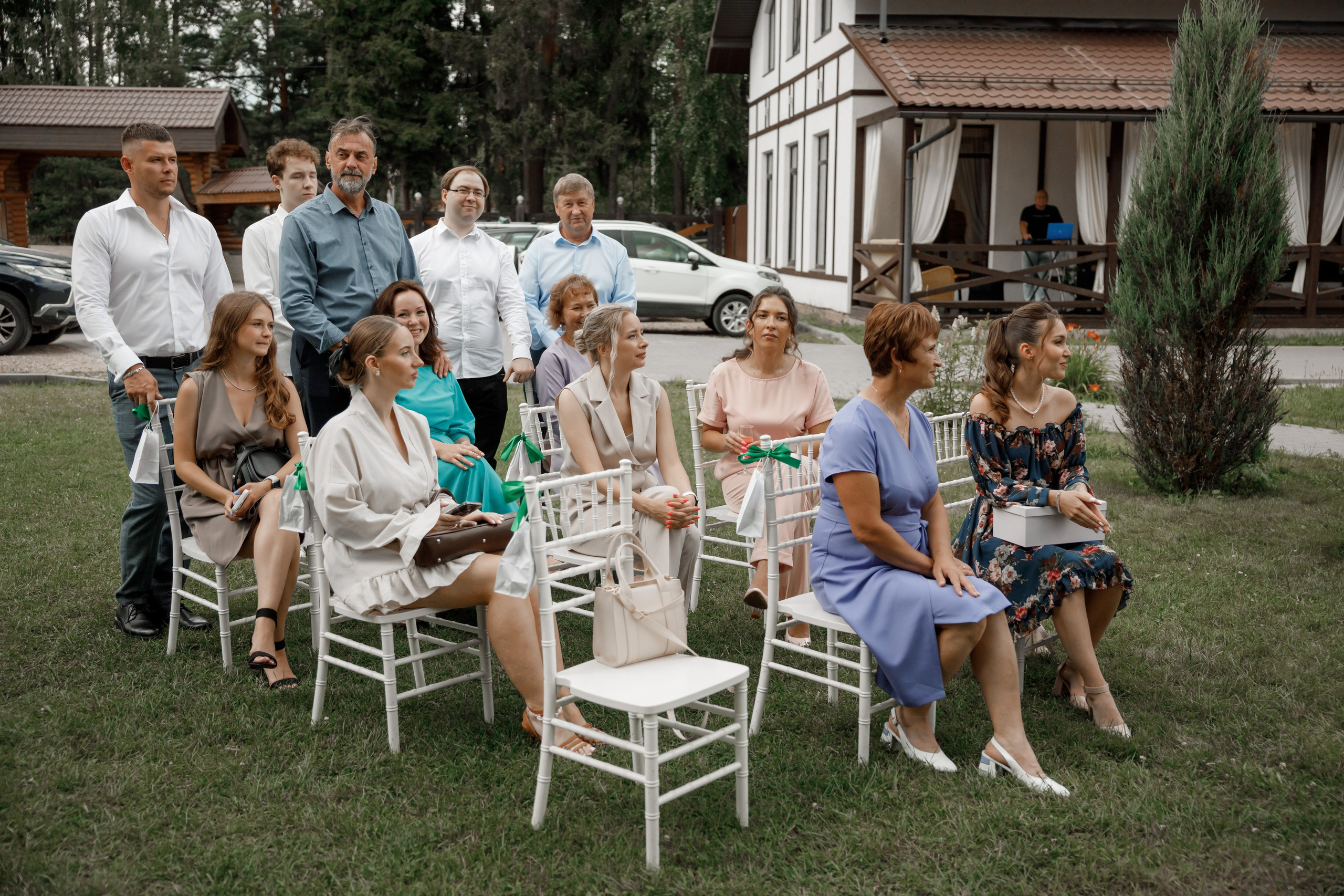 Полина и Дмитрий, загородный клуб «Барин», ЗАГС в г. Пушкино. Свадебный и репортажный фотограф (Москва, Королев и другие)