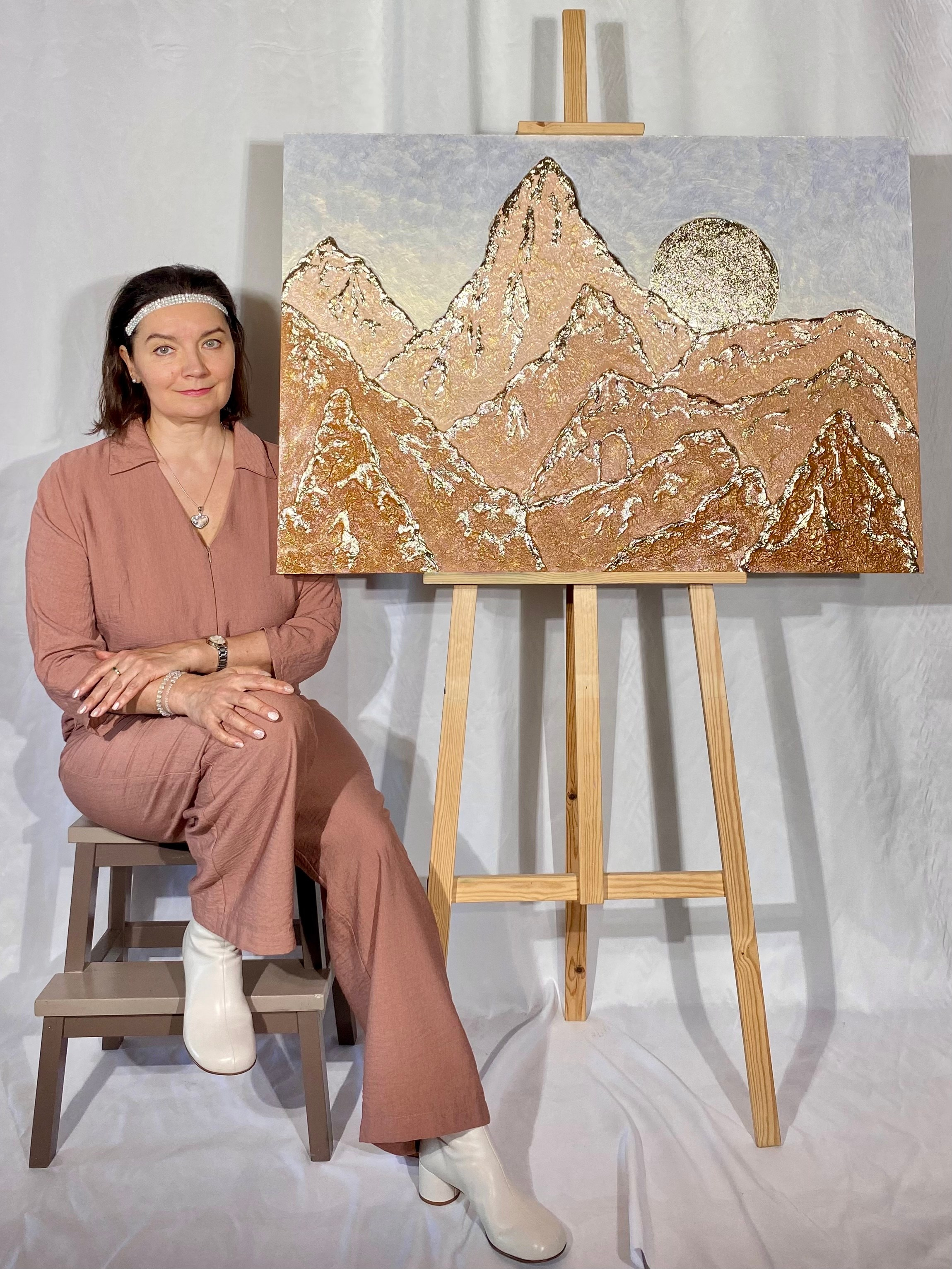 Серия картин Солнечные восхождения. Наталья Атлантийская художник солнца Санкт-Петербург