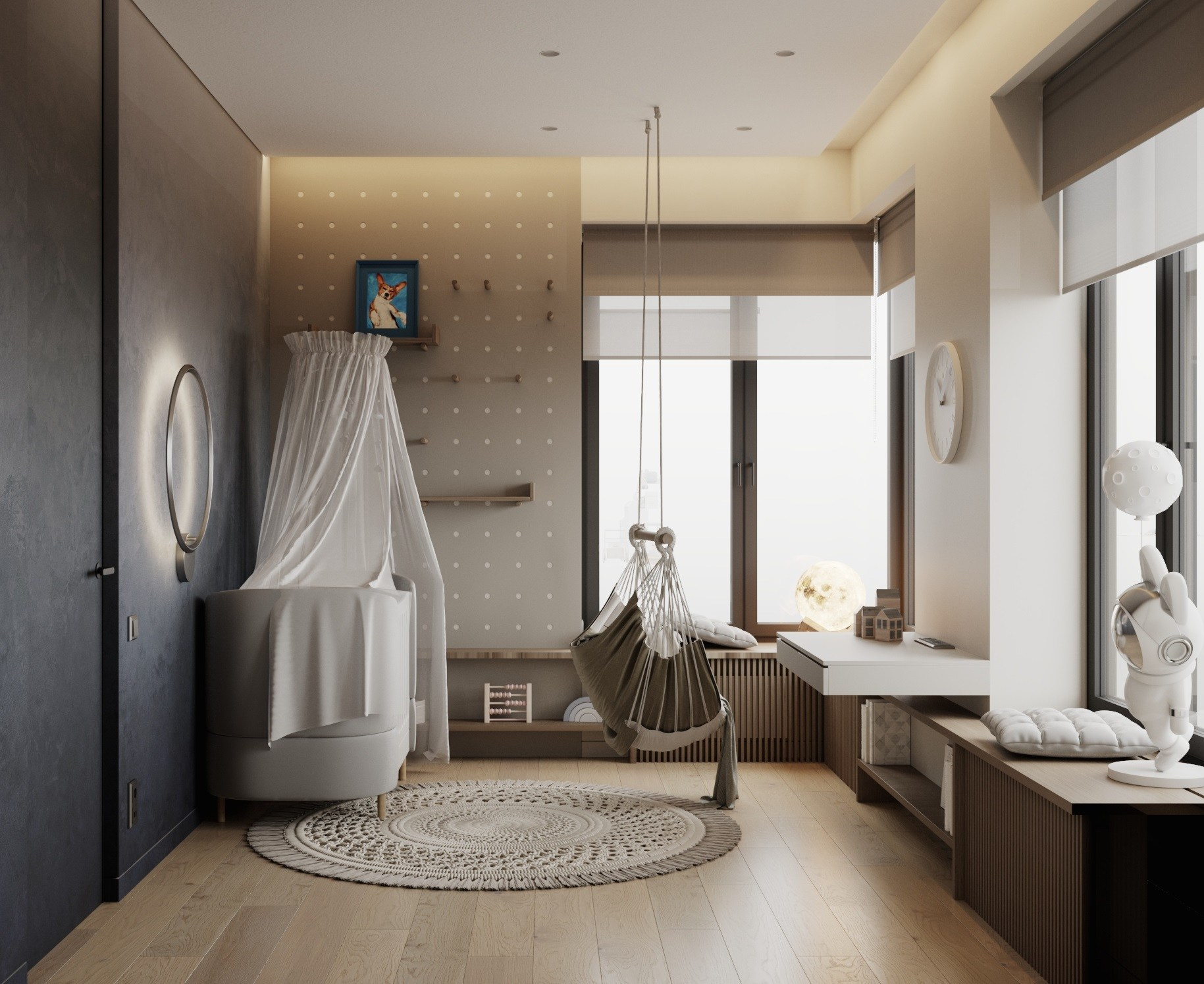 Концепция и детская зона «West Garden». Интерьеры и архитекура