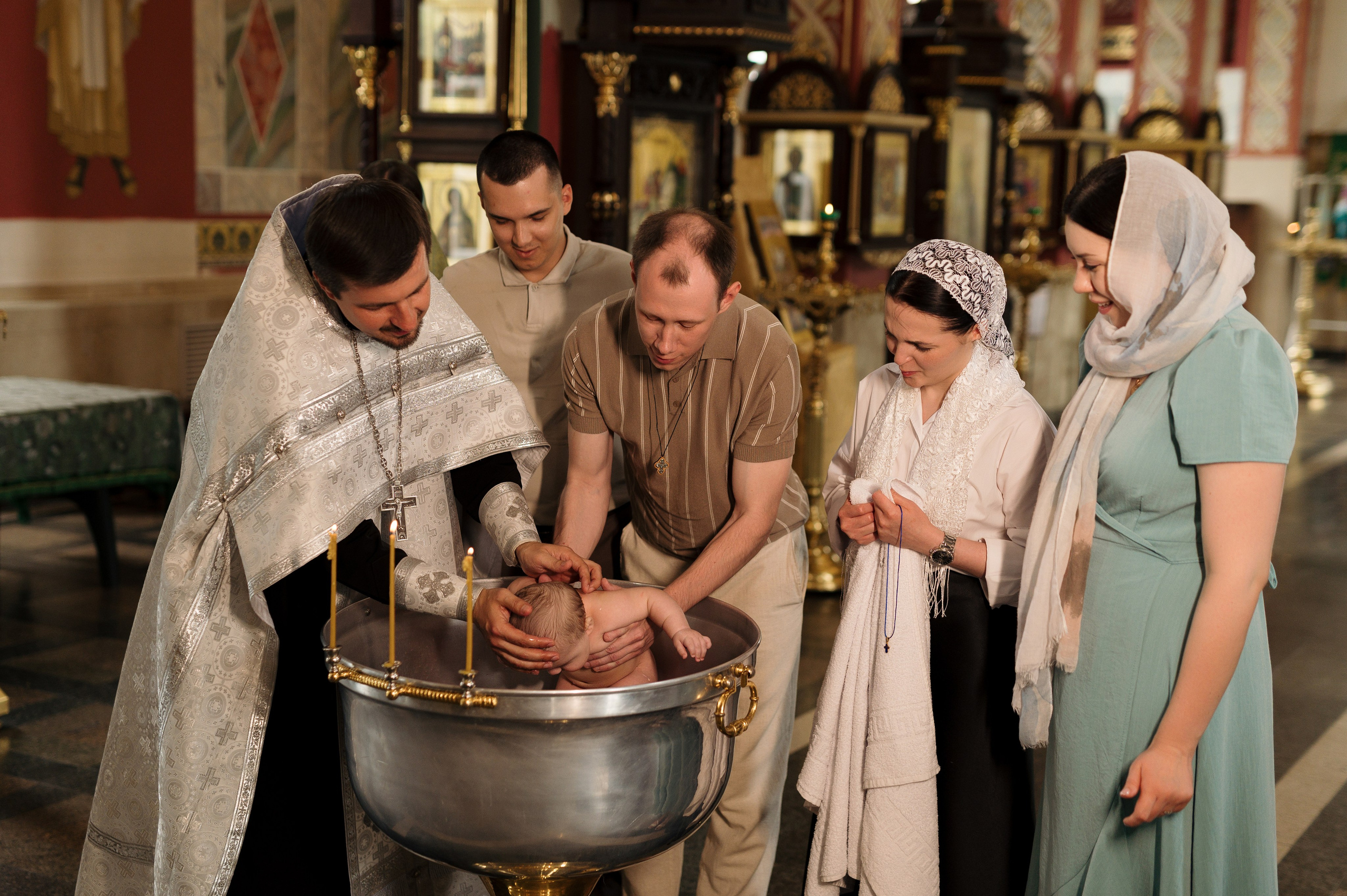 Крещение Федора. Фотограф в Краснодаре Скубицкая Альбина