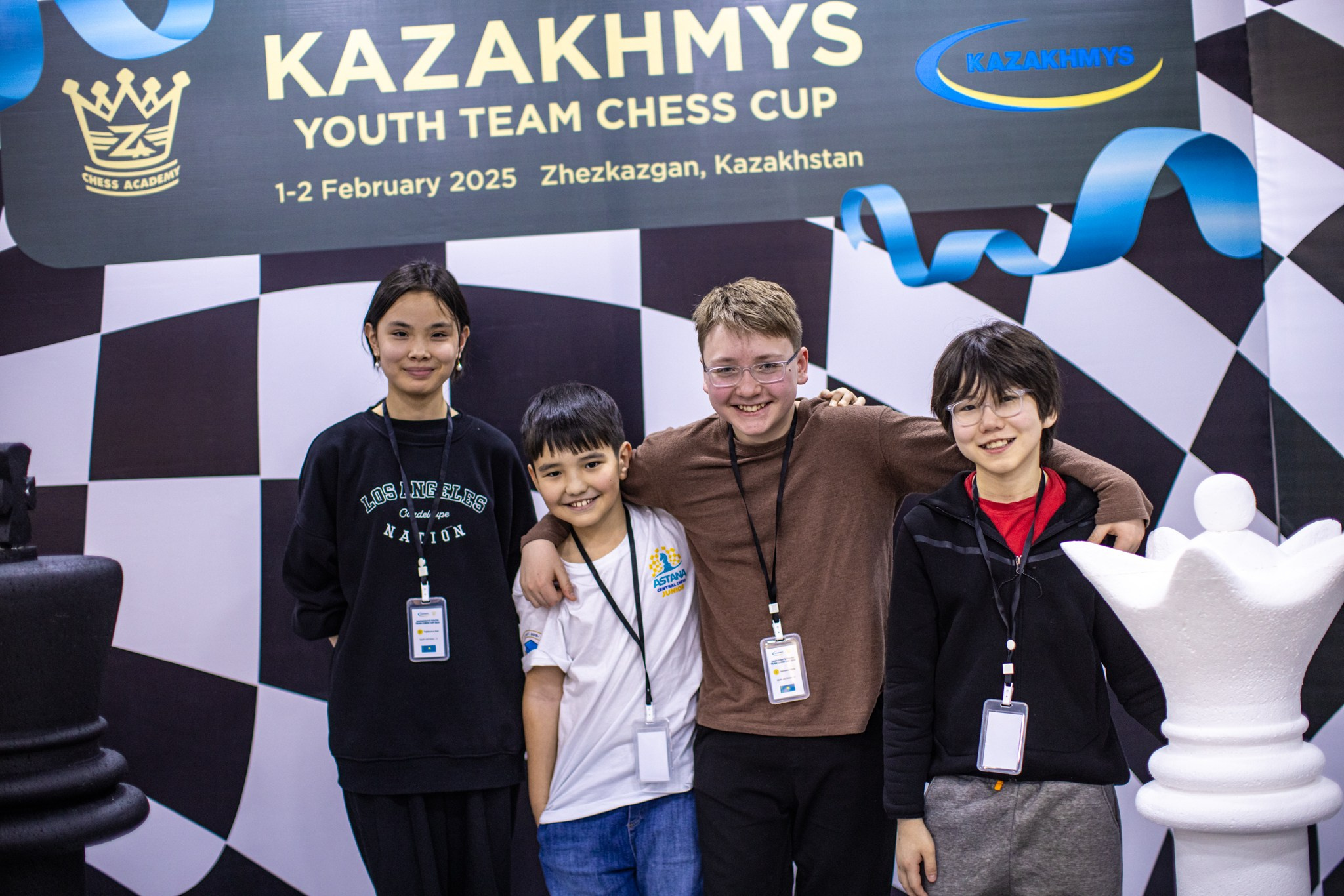 2025.02.02 KAZAKHMYS Youth Team Chess CUP 2025 — Day2_Teams. Фотограф Анна Штурман (репортажная съёмка любых событий и мероприятий) Anna Shtourman photographer