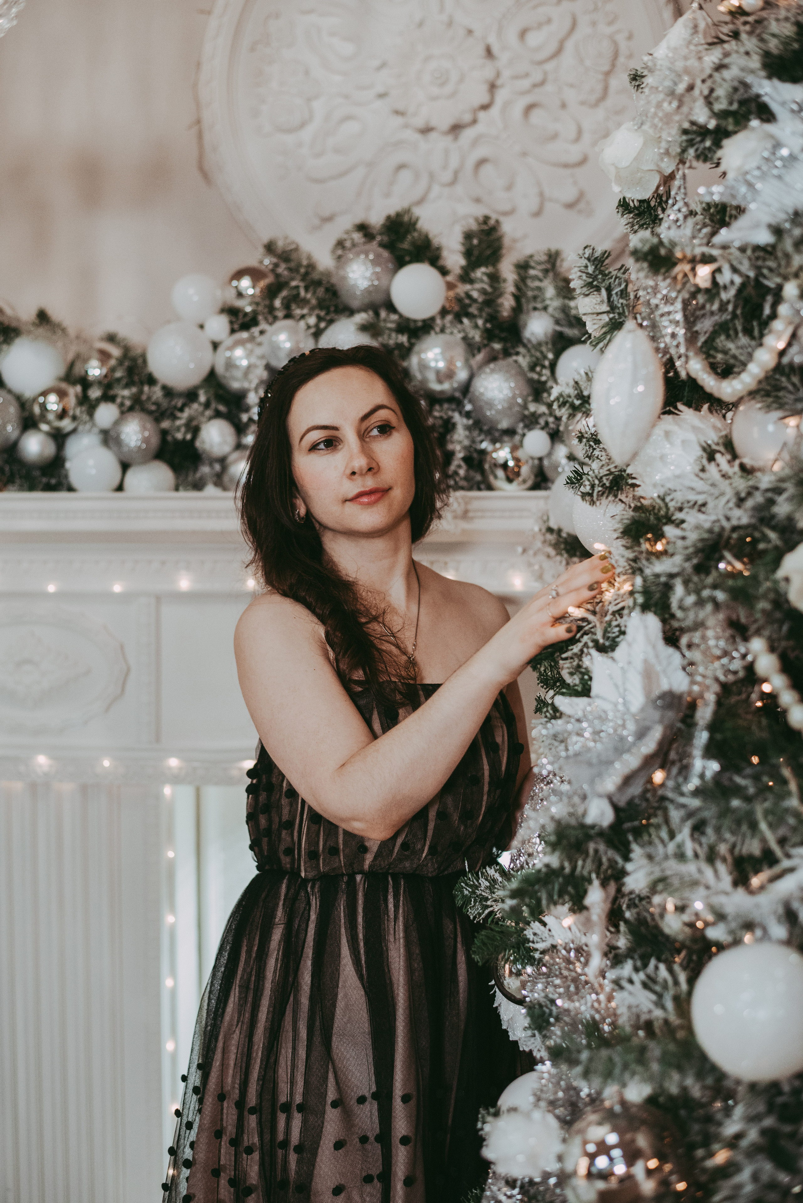 Съемка новогодняя в студии Сочи